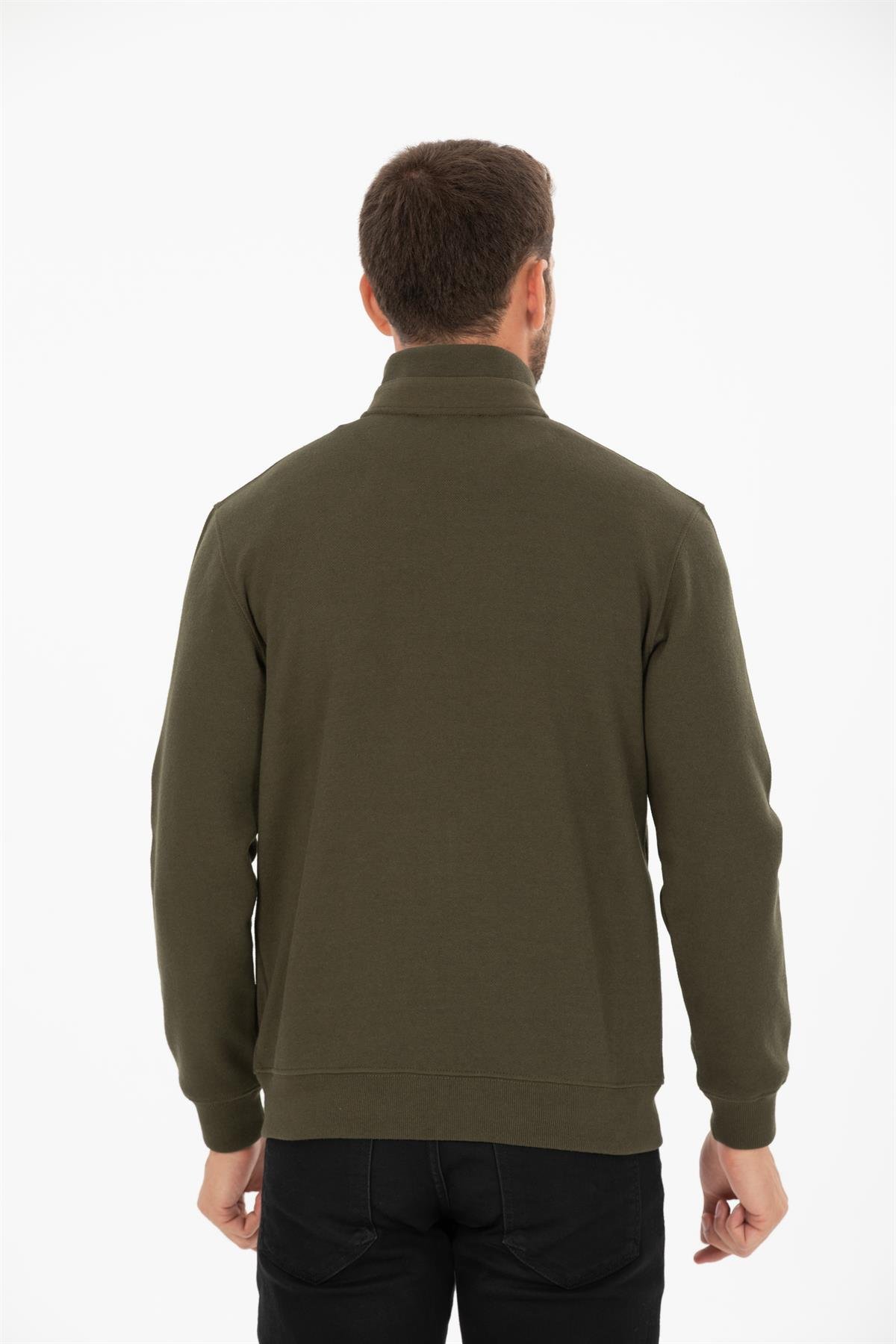 Fermuarlı Sweat Hırka 