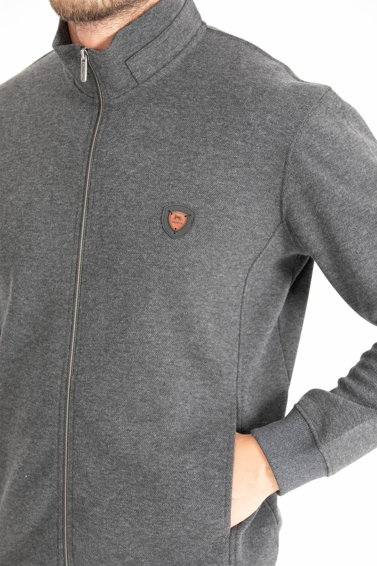Fermuarlı Sweat Hırka 