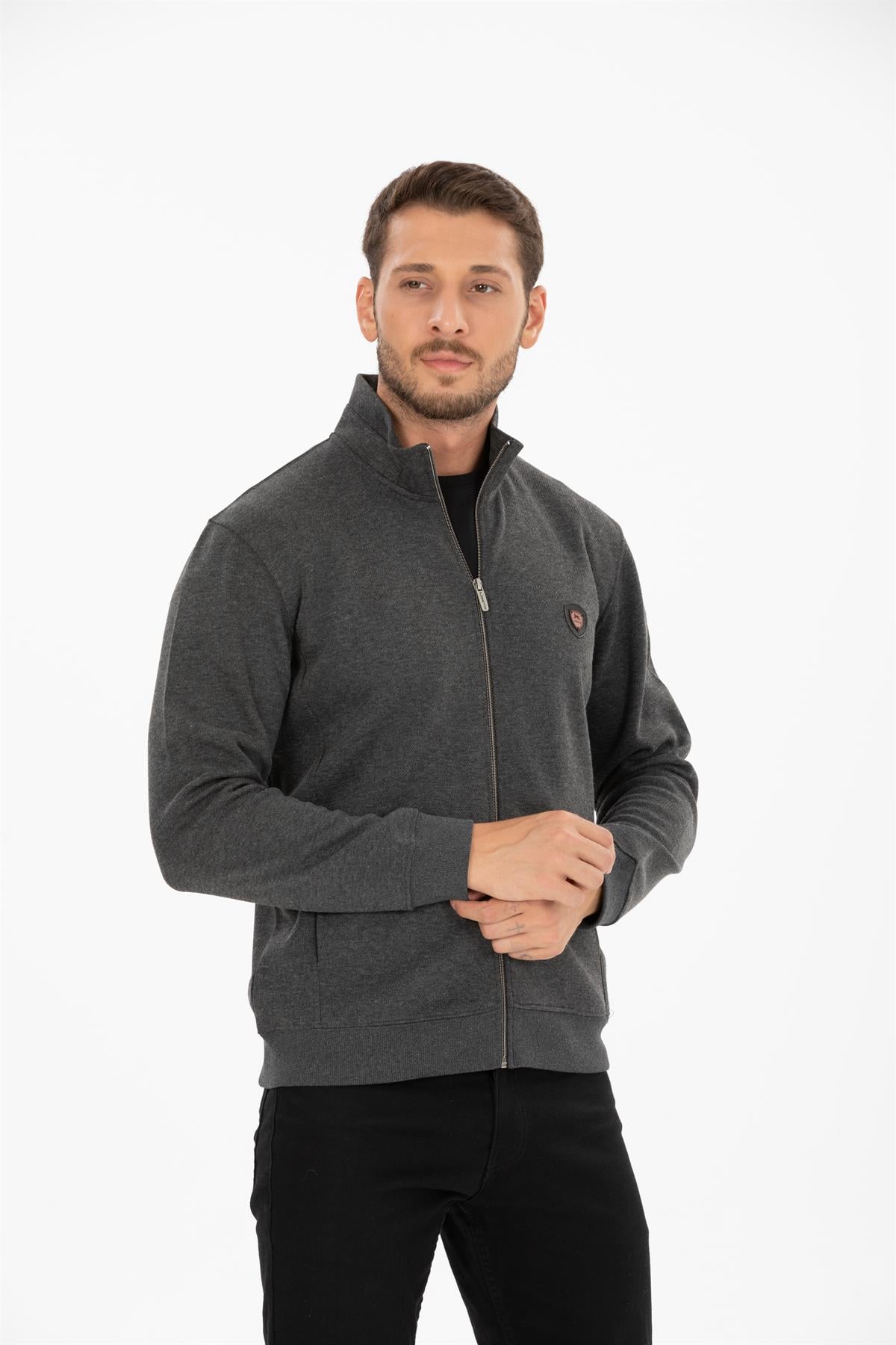 Fermuarlı Sweat Hırka 