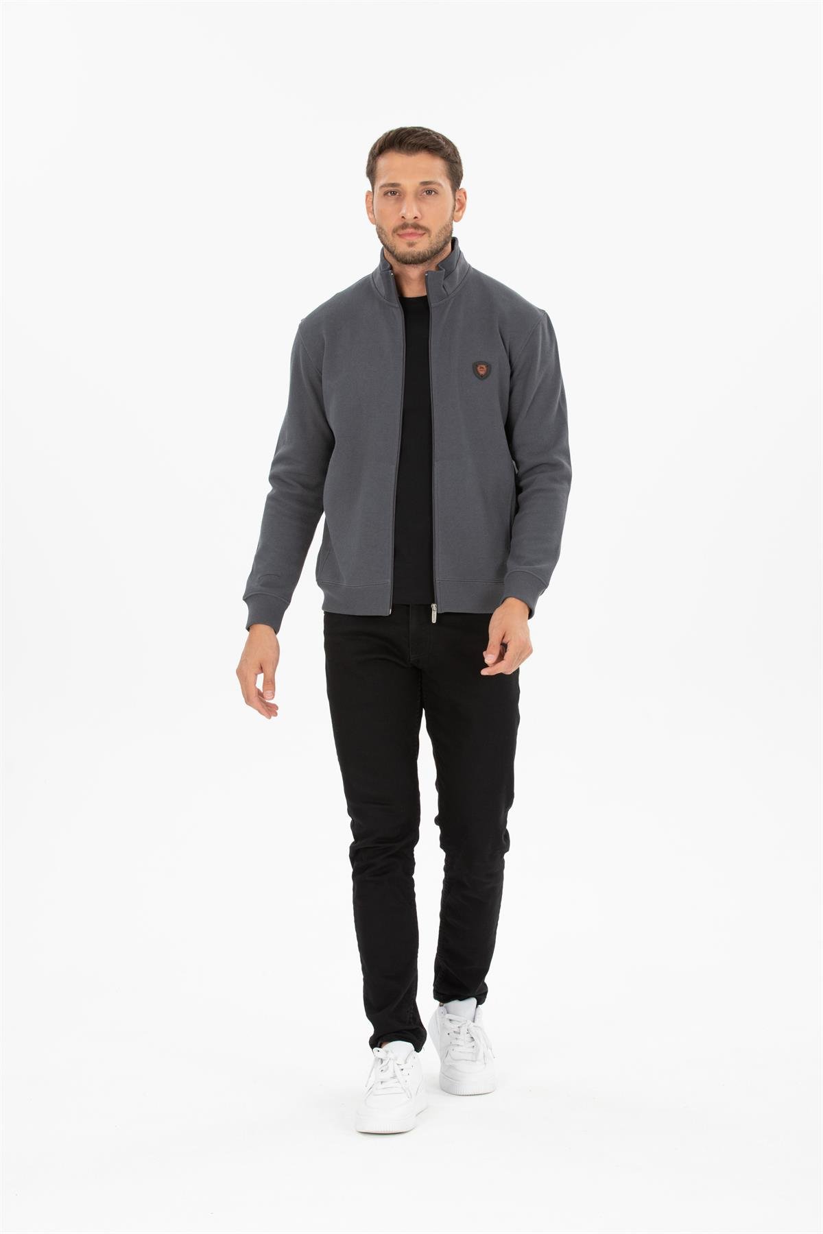 Fermuarlı Sweat Hırka 