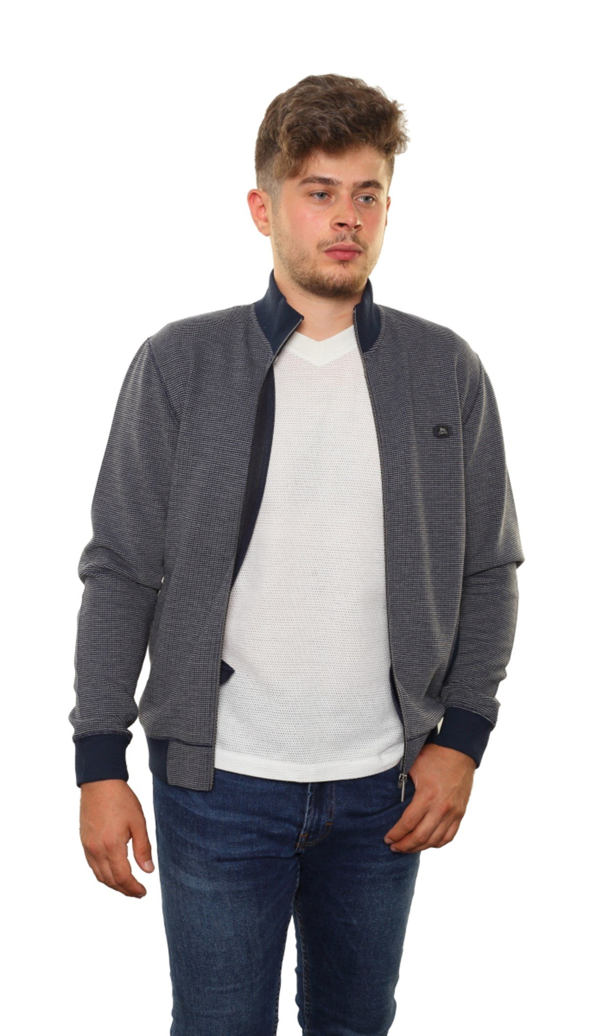 Fermuarlı Sweat Hırka 