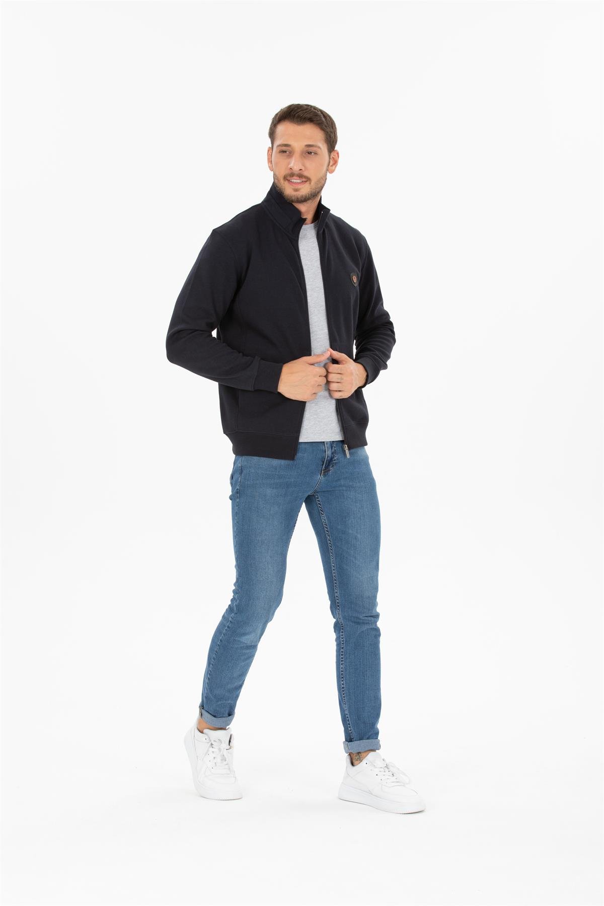 Fermuarlı Sweat Hırka 