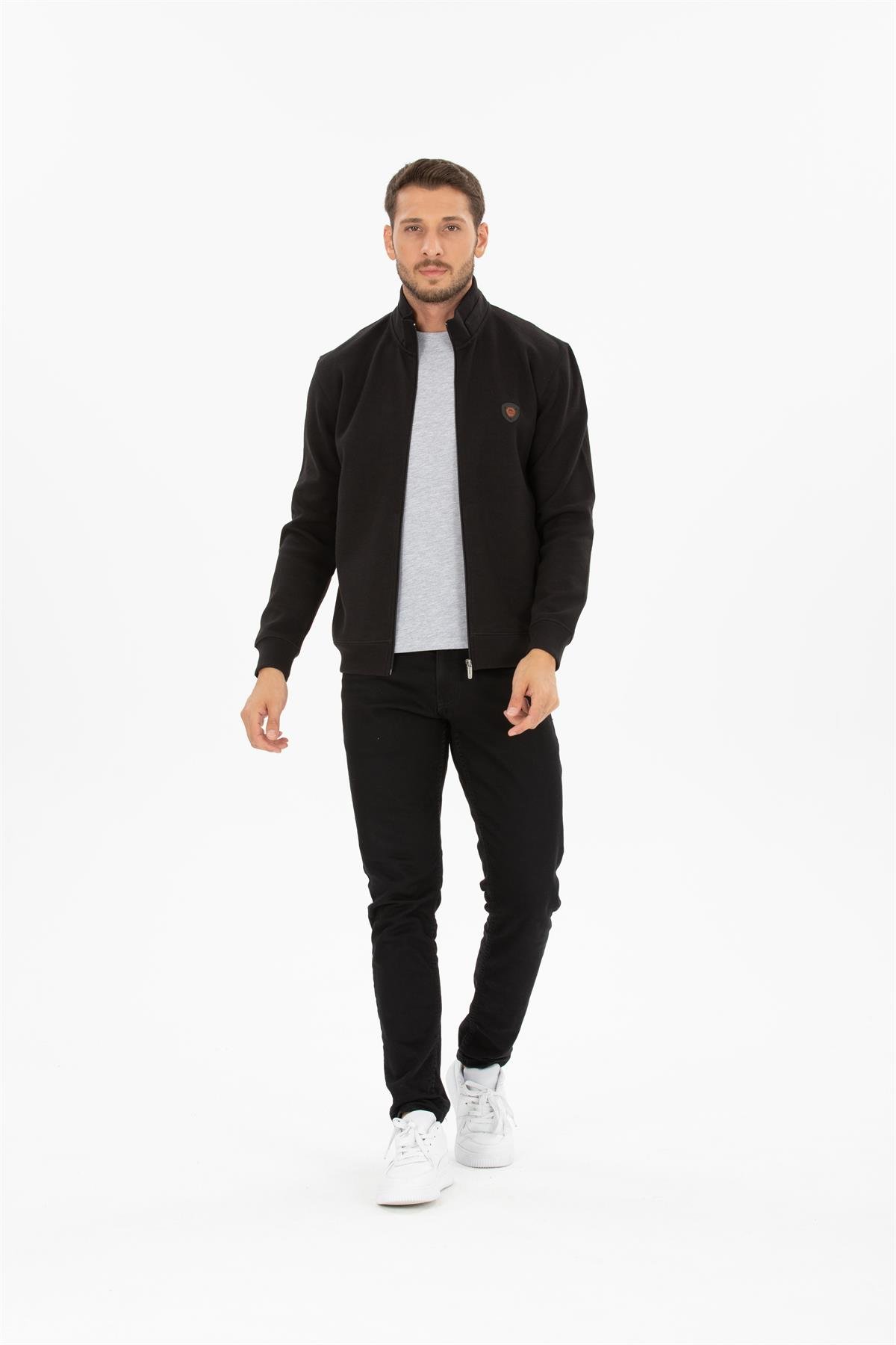 Fermuarlı Sweat Hırka 