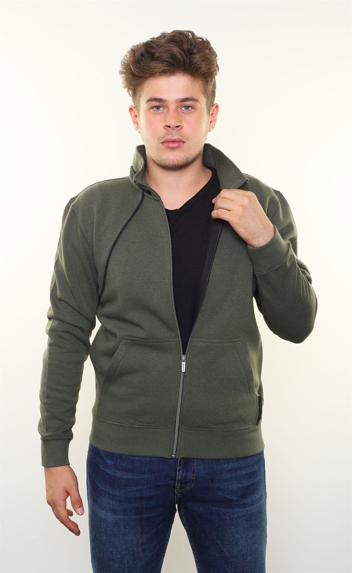 Fermuarlı Sweatshirt Hırka FS-1 