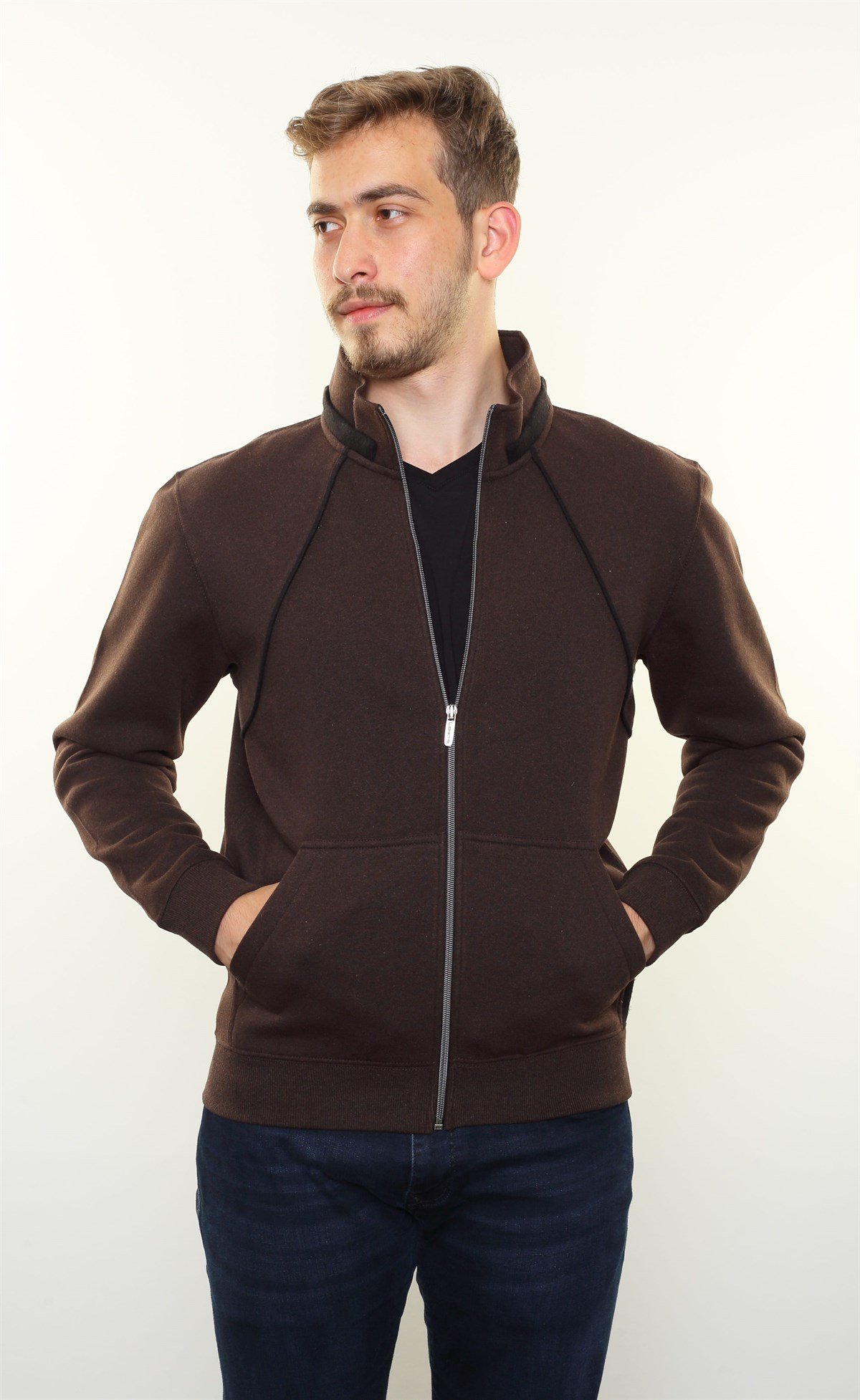 Fermuarlı Sweatshirt Hırka FS-1 