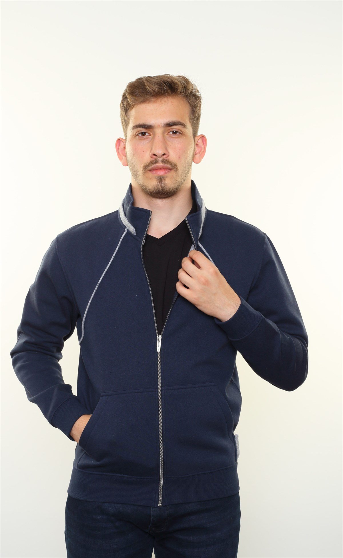 Fermuarlı Sweatshirt Hırka FS-1 