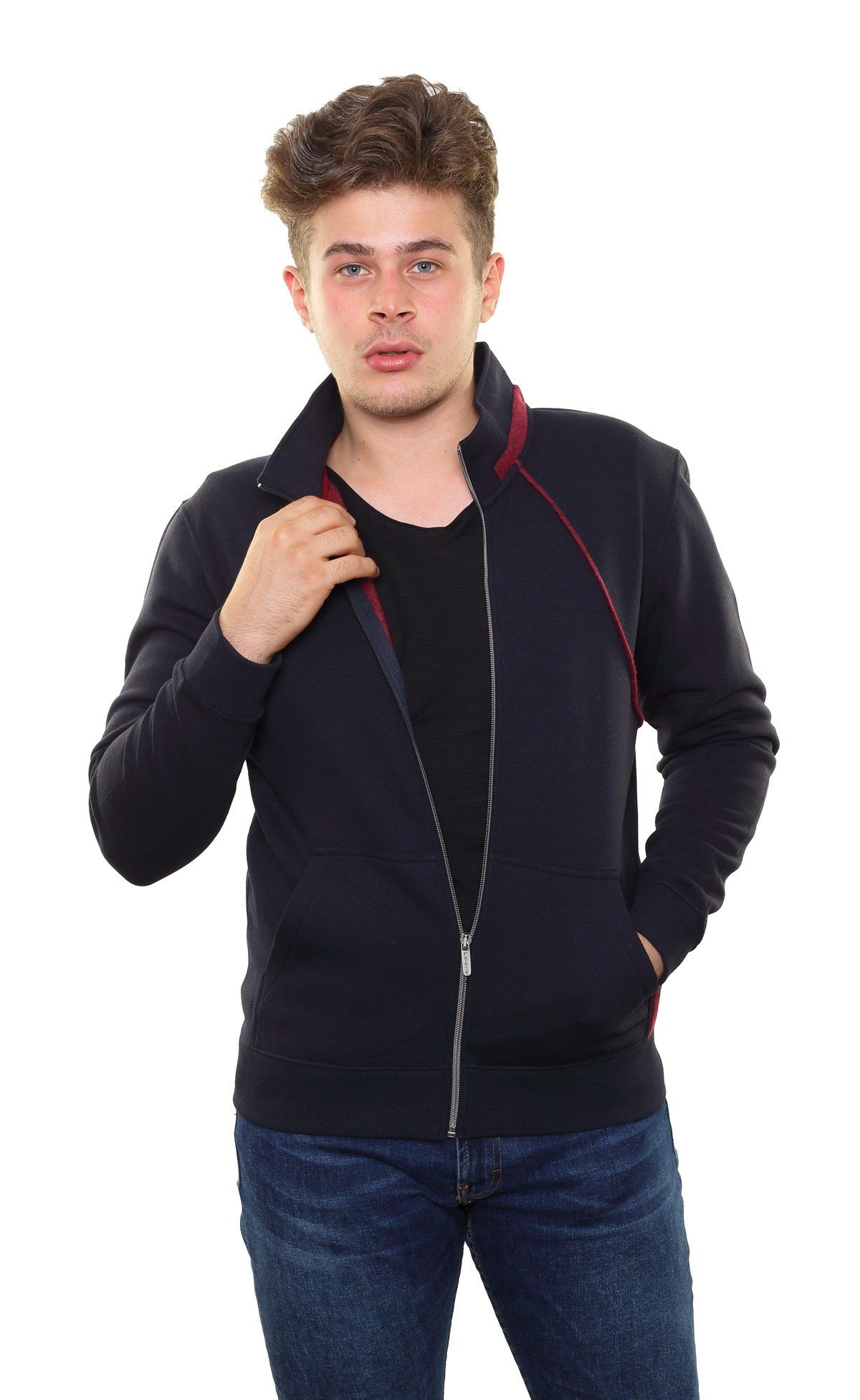 Fermuarlı Sweatshirt Hırka FS-1 