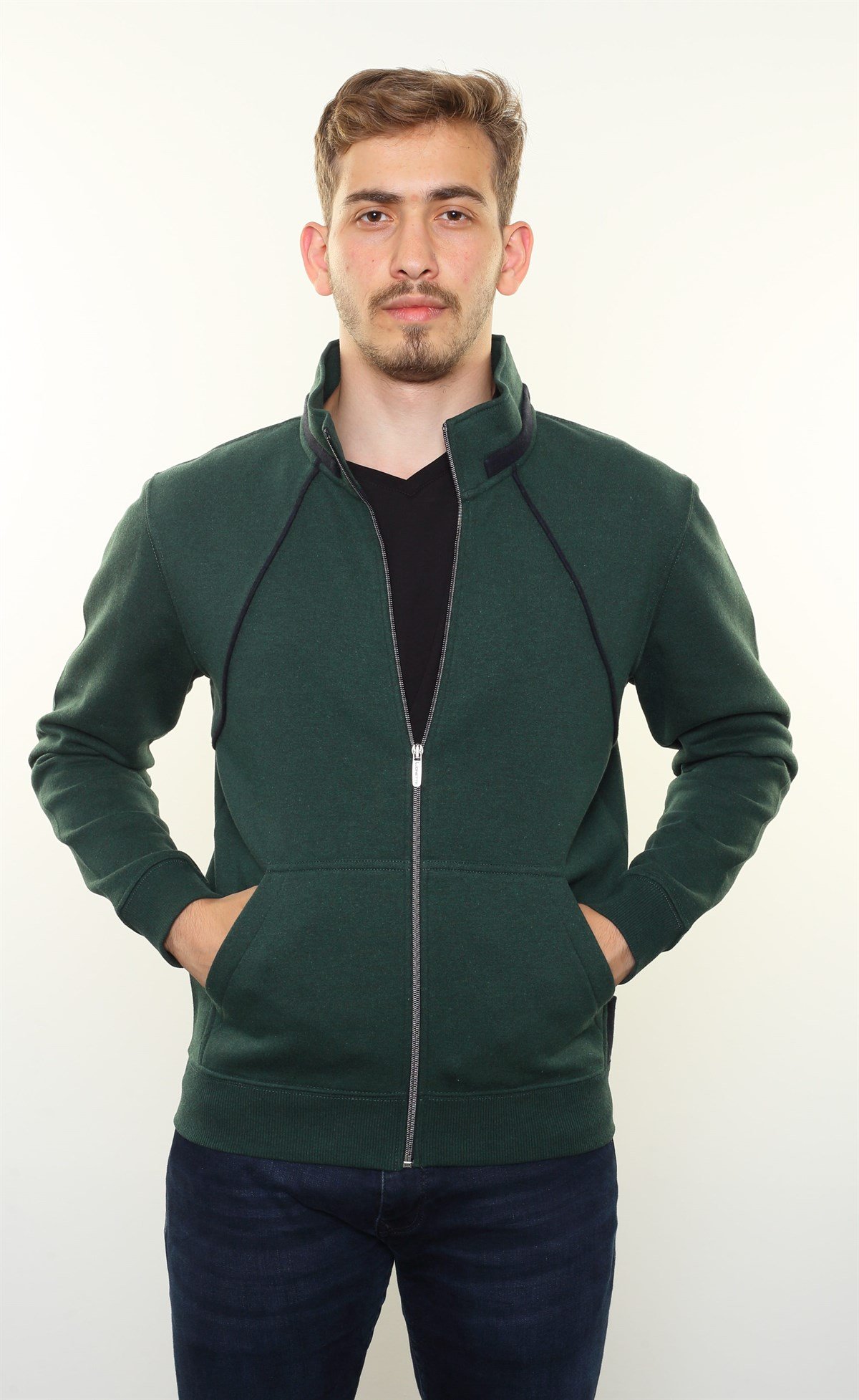 Fermuarlı Sweatshirt Hırka FS-1 
