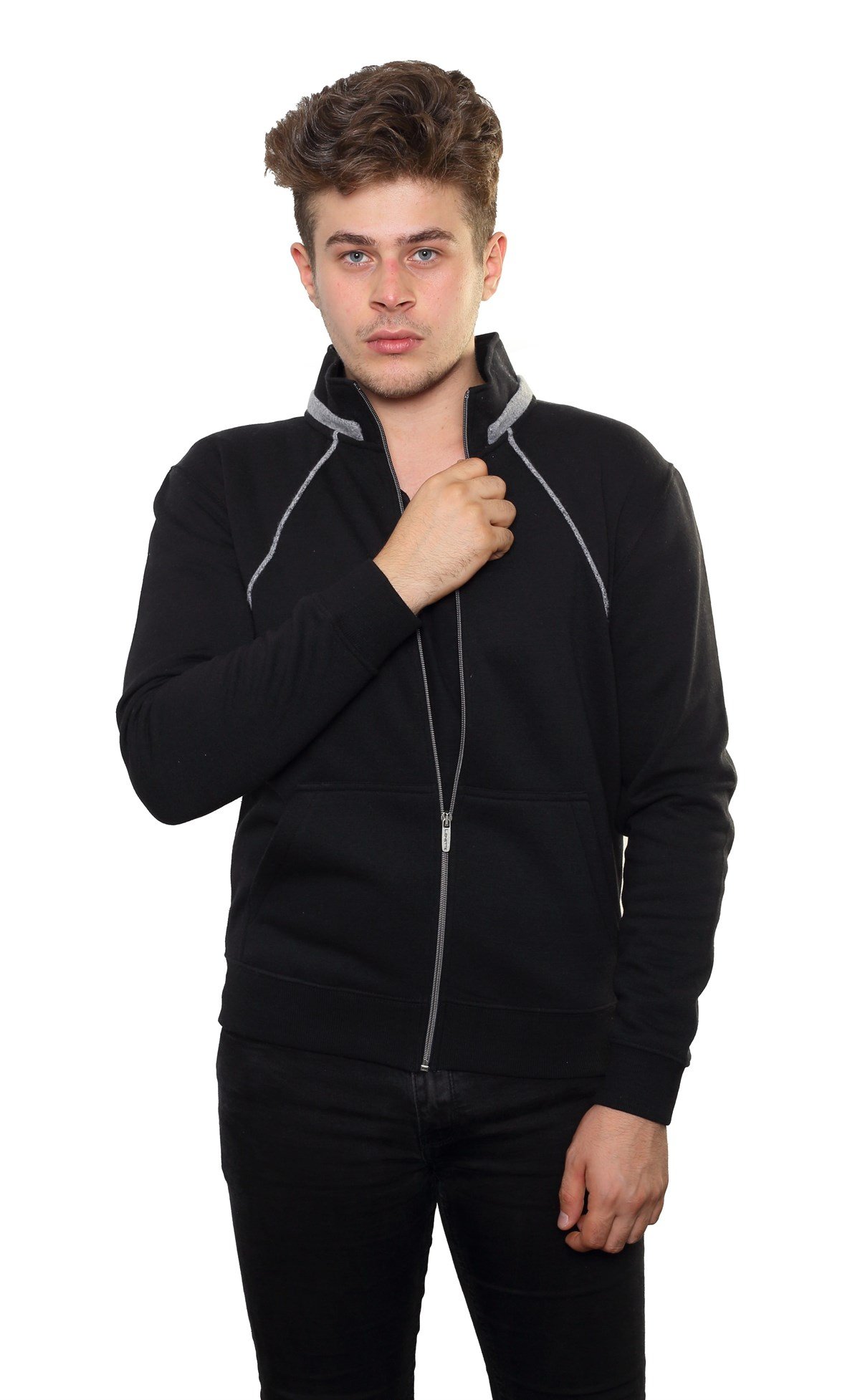 Fermuarlı Sweatshirt Hırka FS-1 