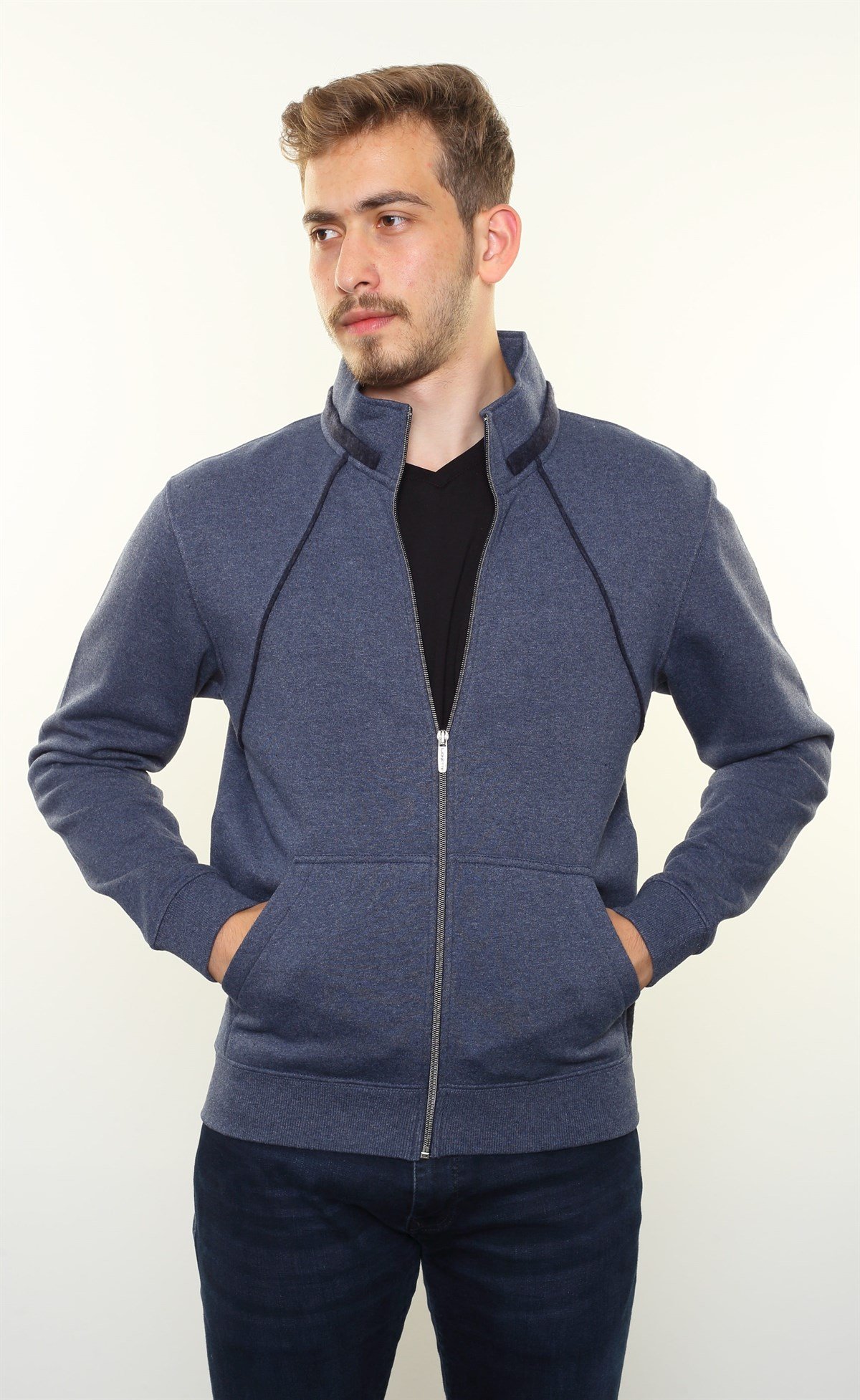 Fermuarlı Sweatshirt Hırka FS-1 