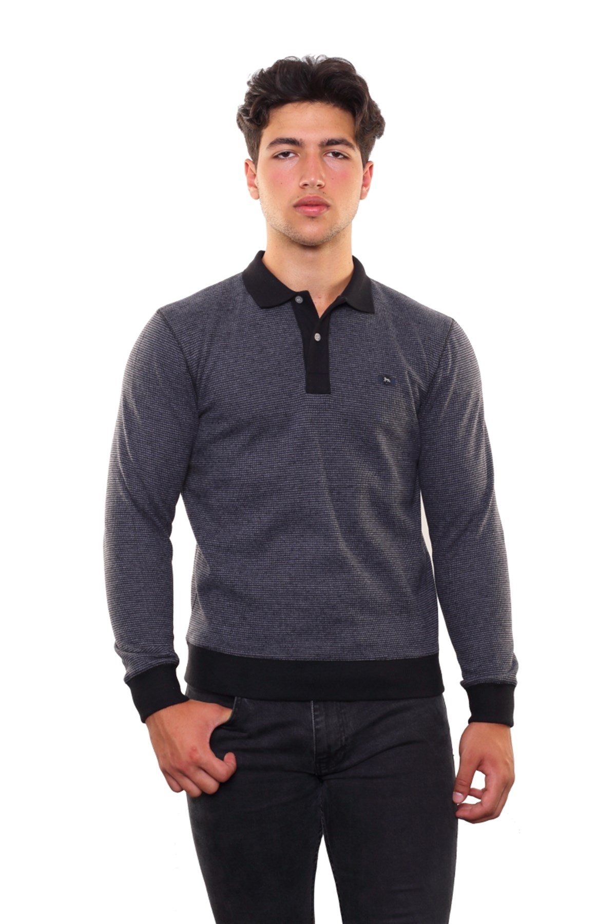 Polo Yaka Sweatshirt 