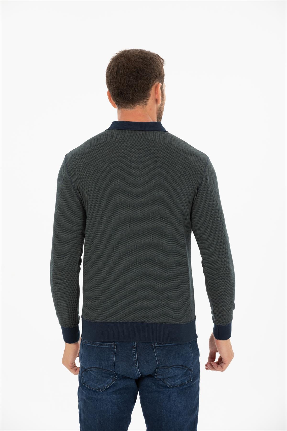 Polo Yaka Sweatshirt 