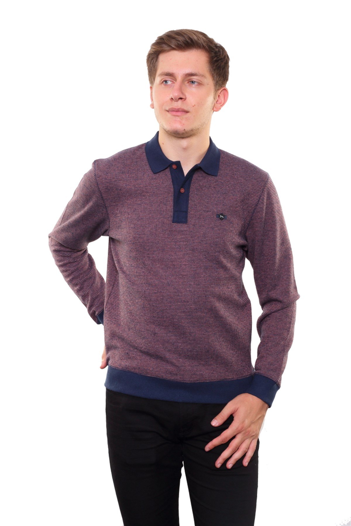 Polo Yaka Sweatshirt 