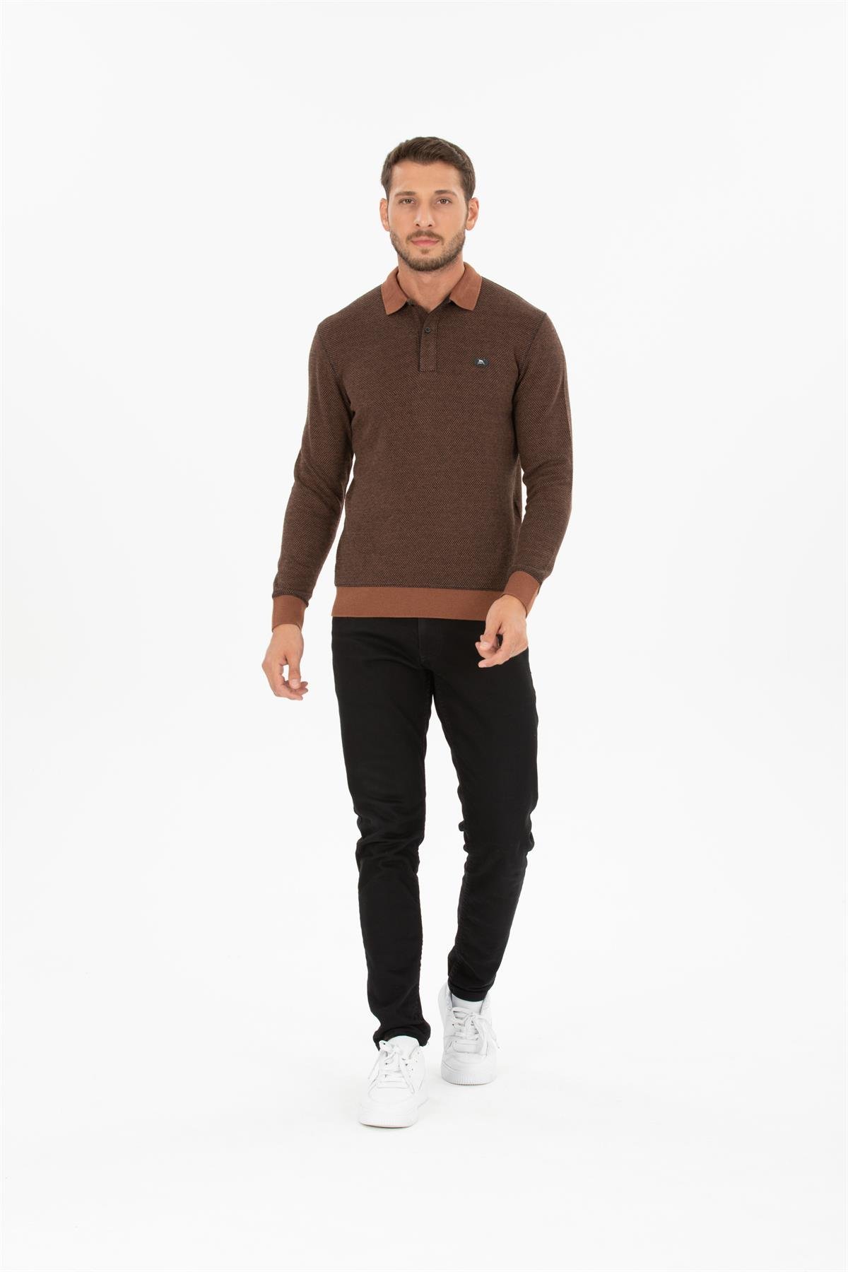 Polo Yaka Sweatshirt 