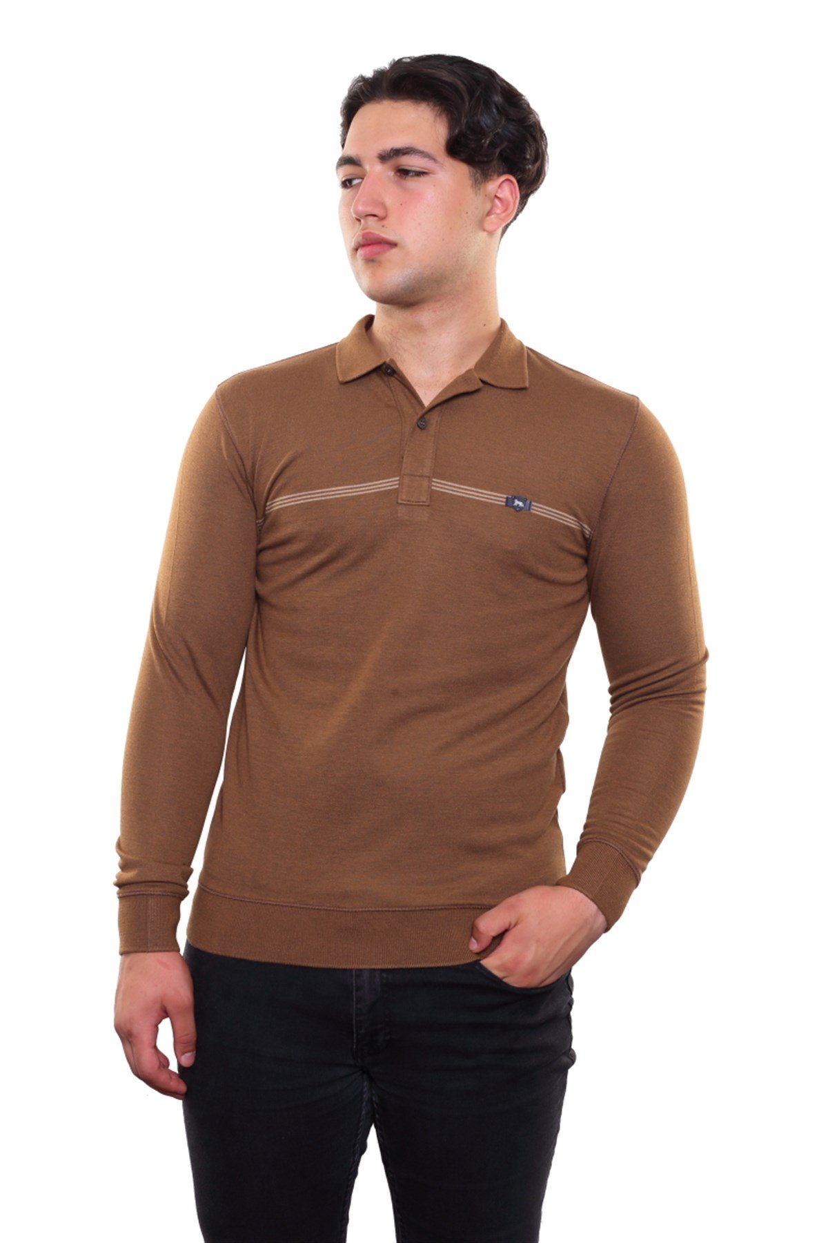 Polo Yaka Sweatshirt 