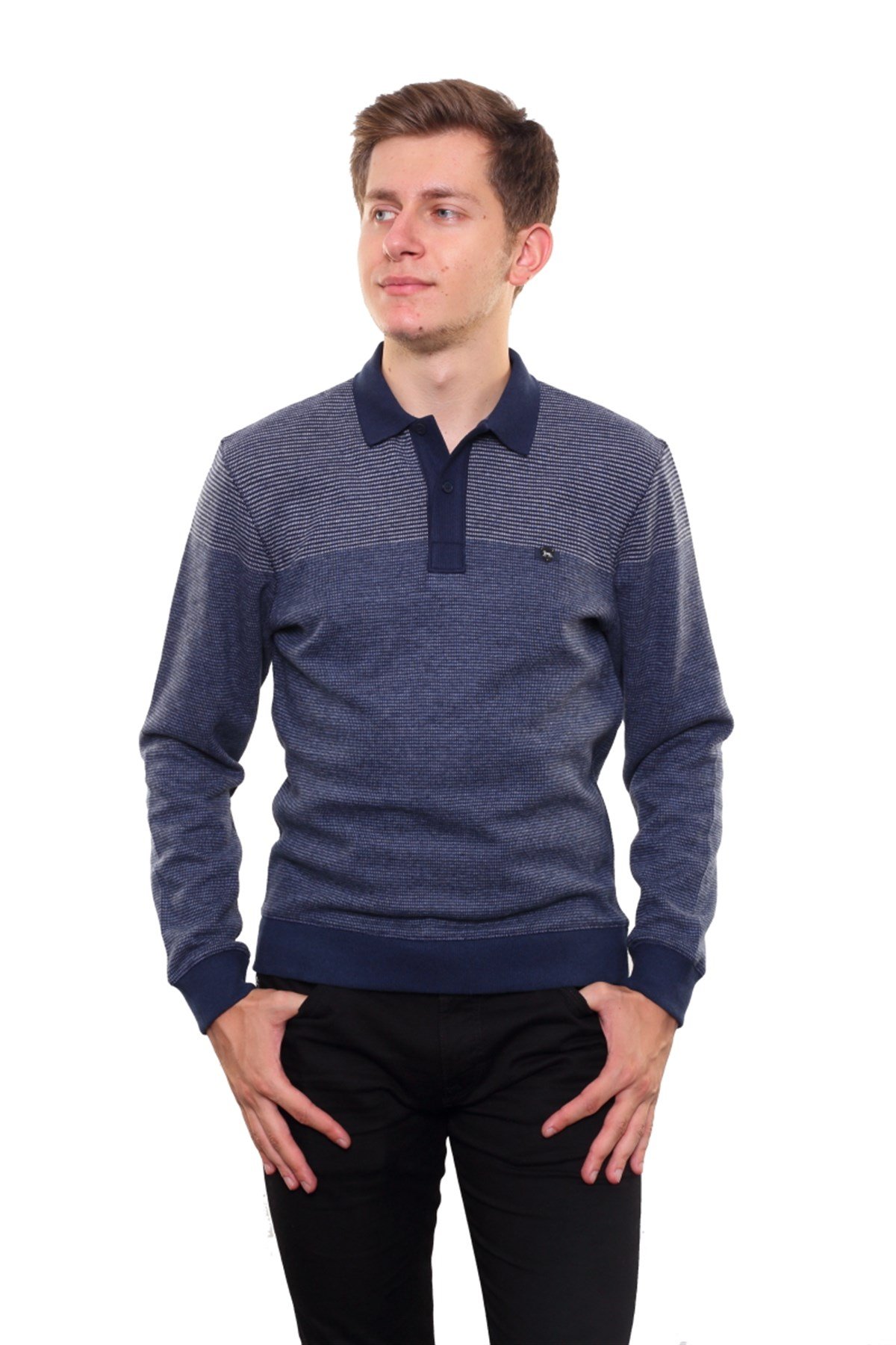 Polo Yaka Sweatshirt 
