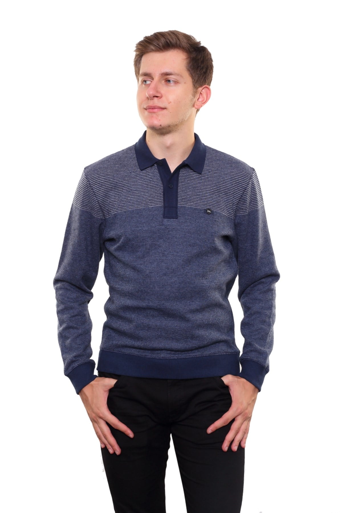 Polo Yaka Sweatshirt 