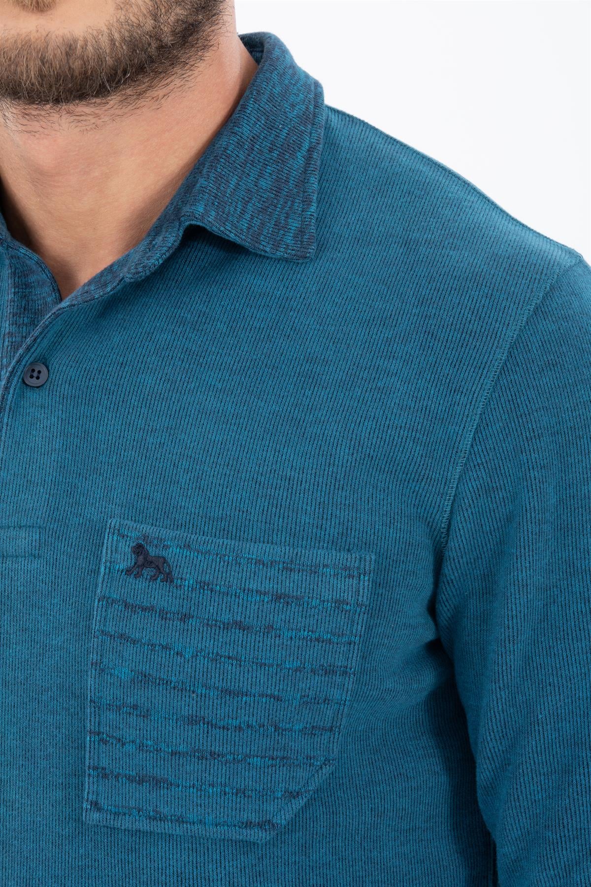 Polo Yaka Sweatshirt 