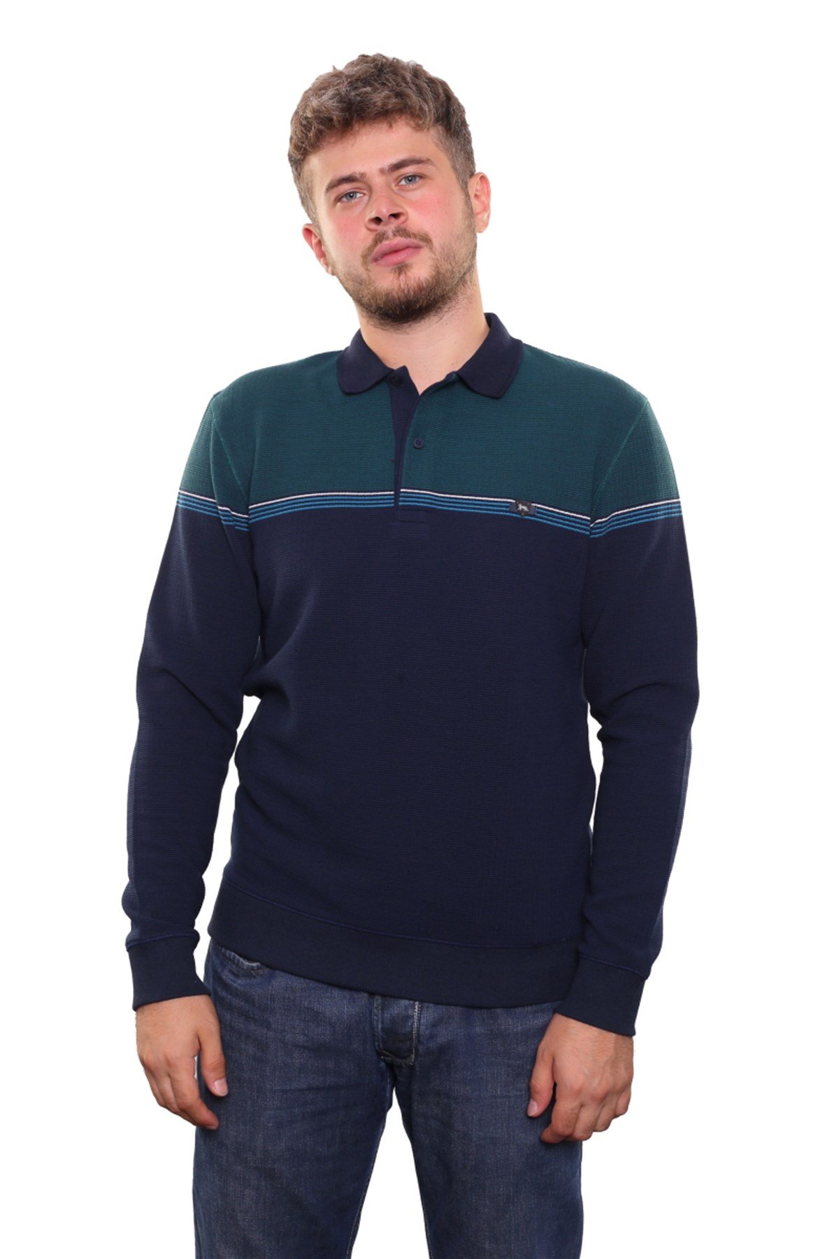 Polo Yaka Sweatshirt 