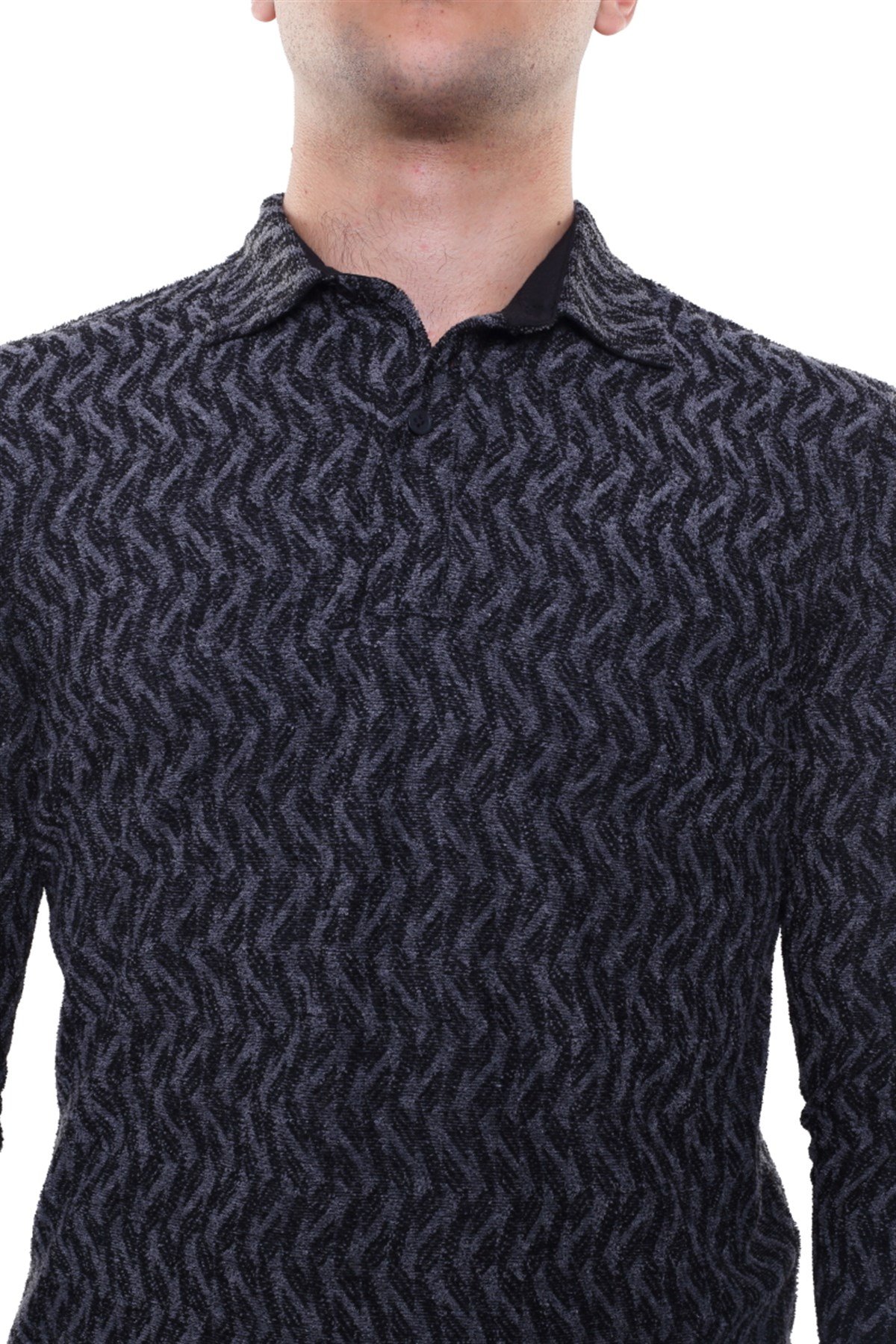 Polo Yaka Sweatshirt 