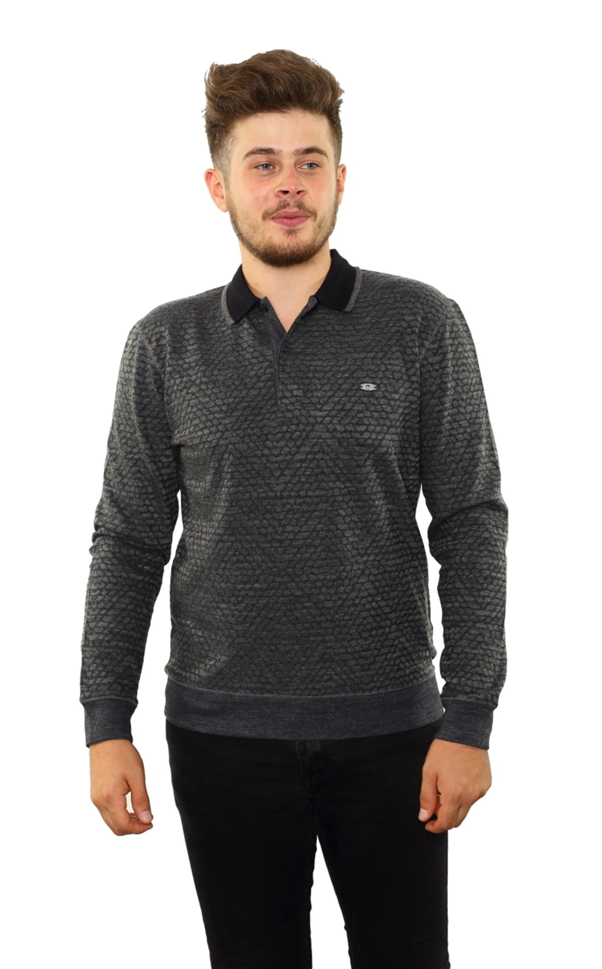 Polo Yaka Sweatshirt 
