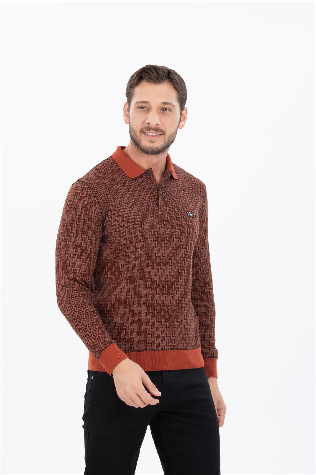 Polo Yaka Sweatshirt 