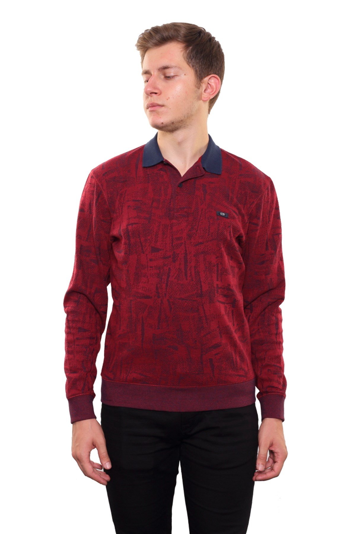 Polo Yaka Sweatshirt 