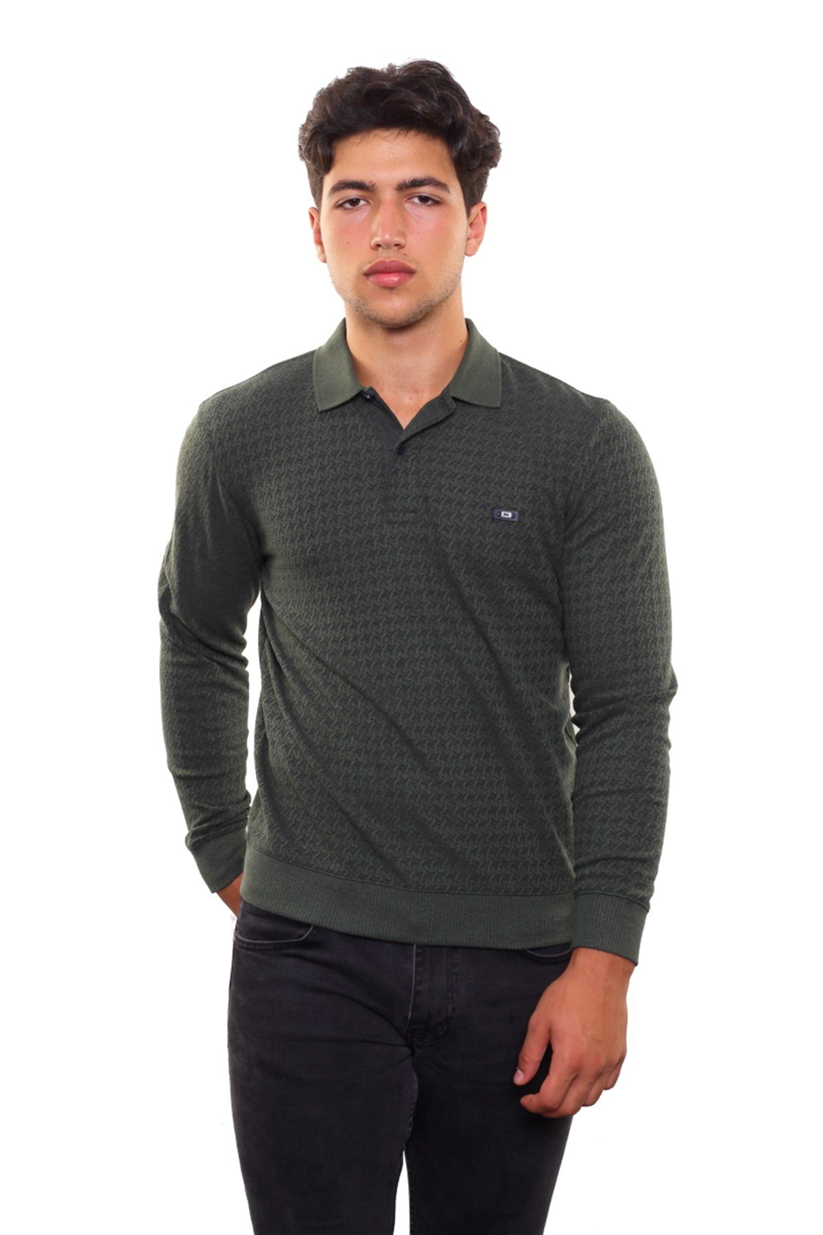 Polo Yaka Sweatshirt 