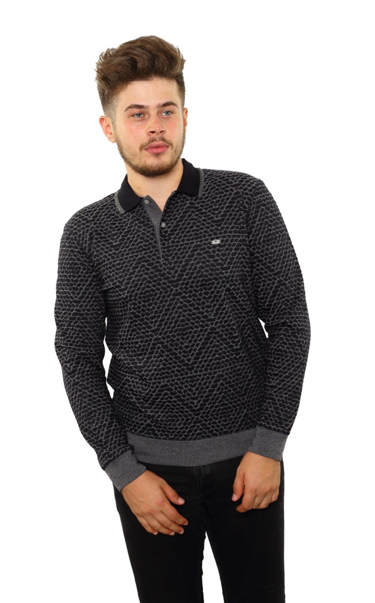Polo Yaka Sweatshirt 
