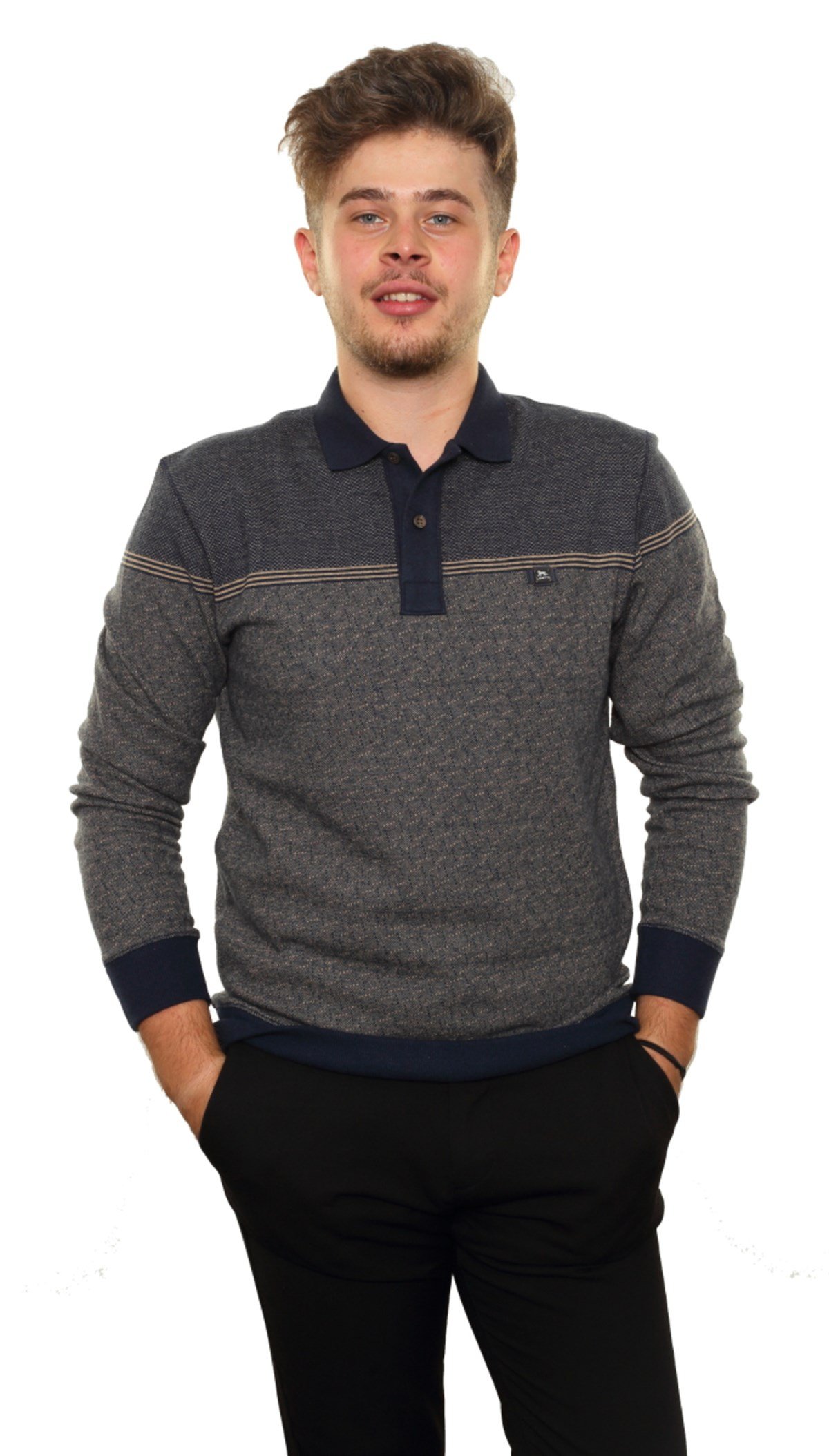 Polo Yaka Sweatshirt 