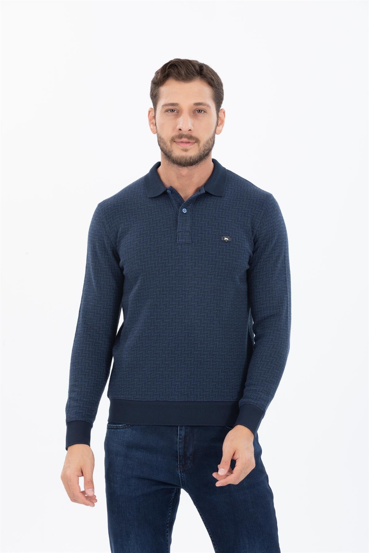 Polo Yaka Sweatshirt 