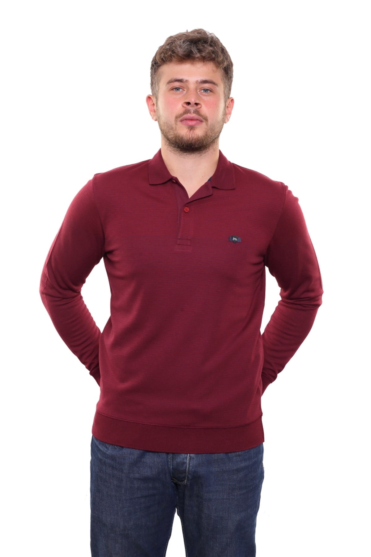 Polo Yaka Sweatshirt 