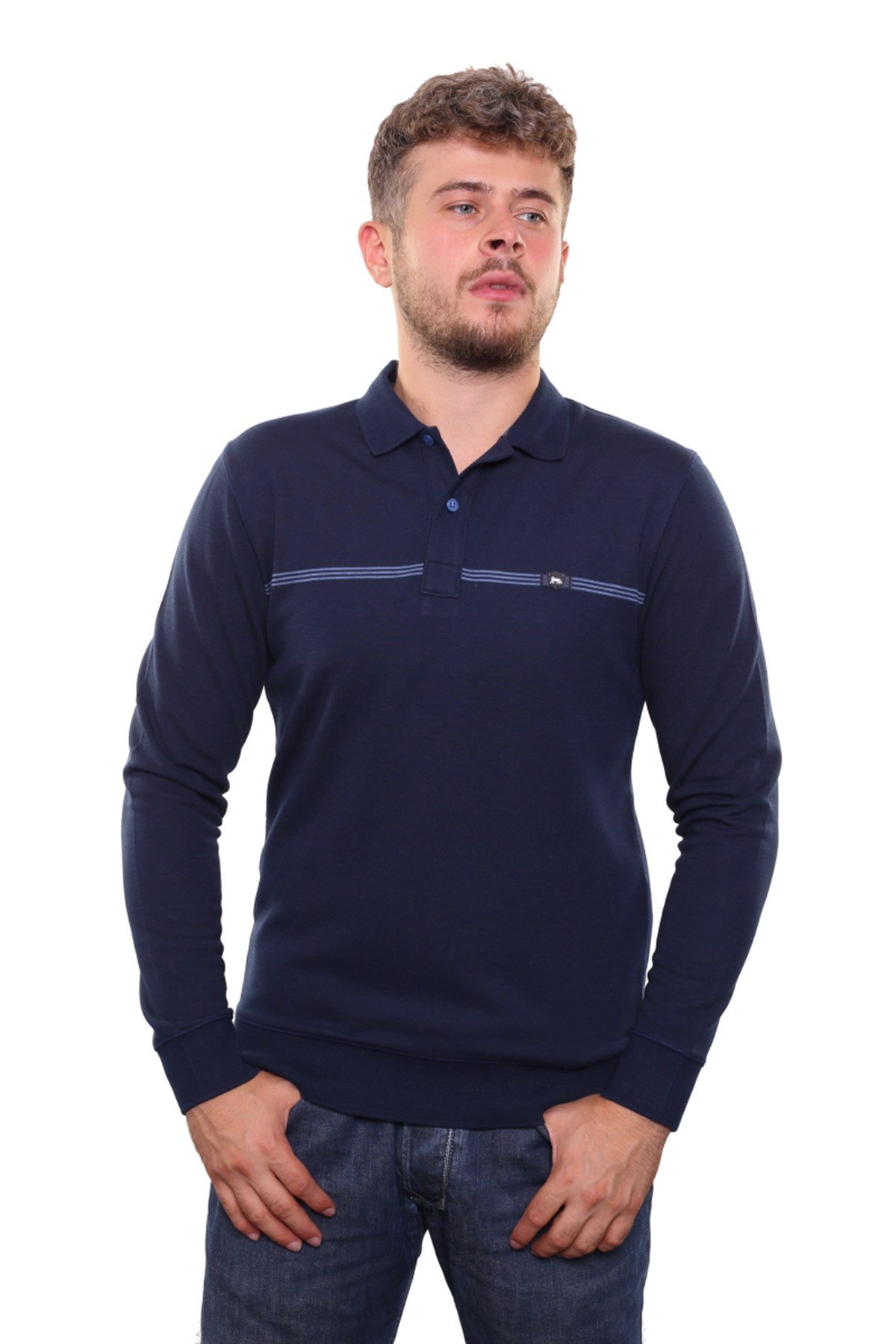 Polo Yaka Sweatshirt 