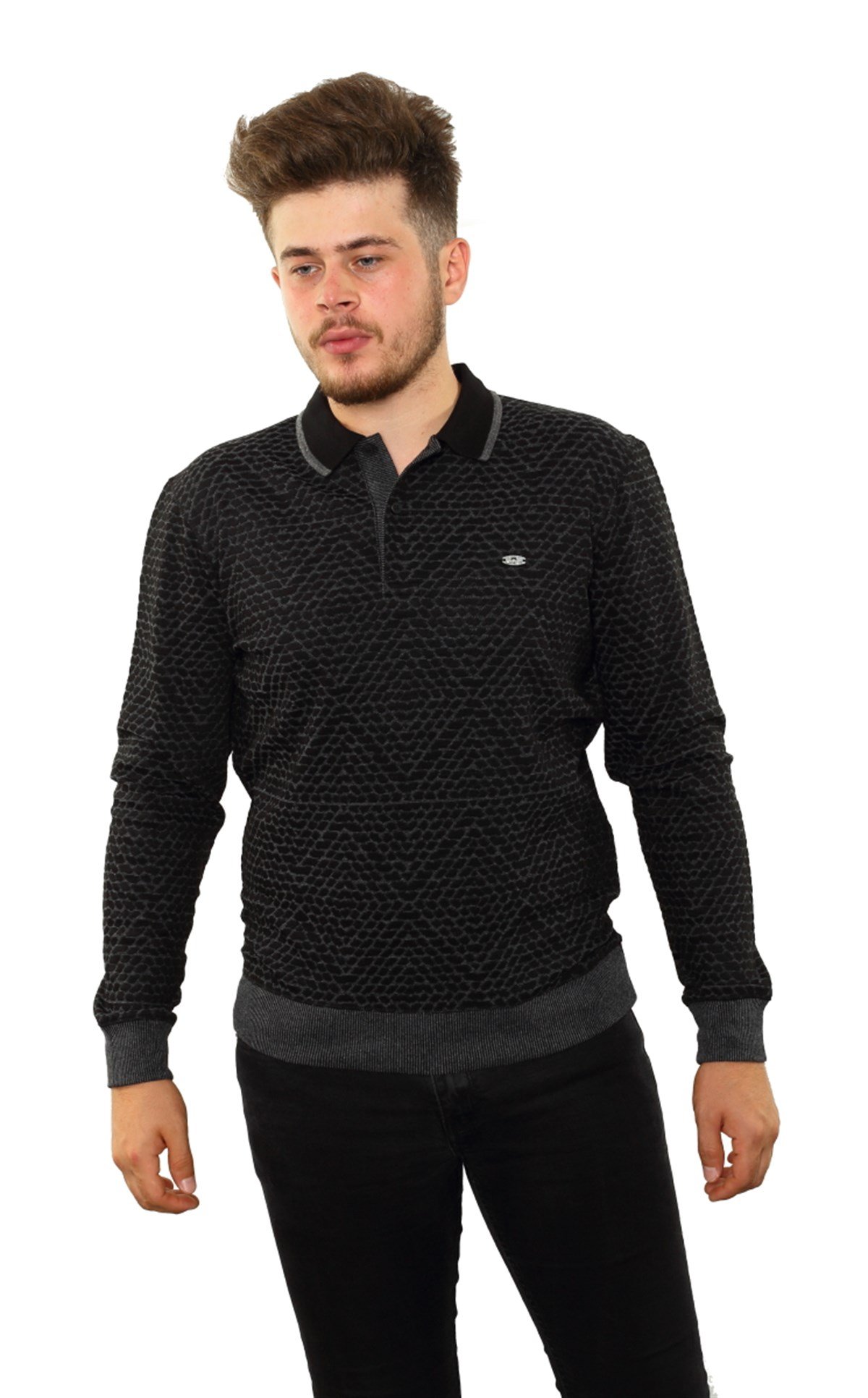 Polo Yaka Sweatshirt 