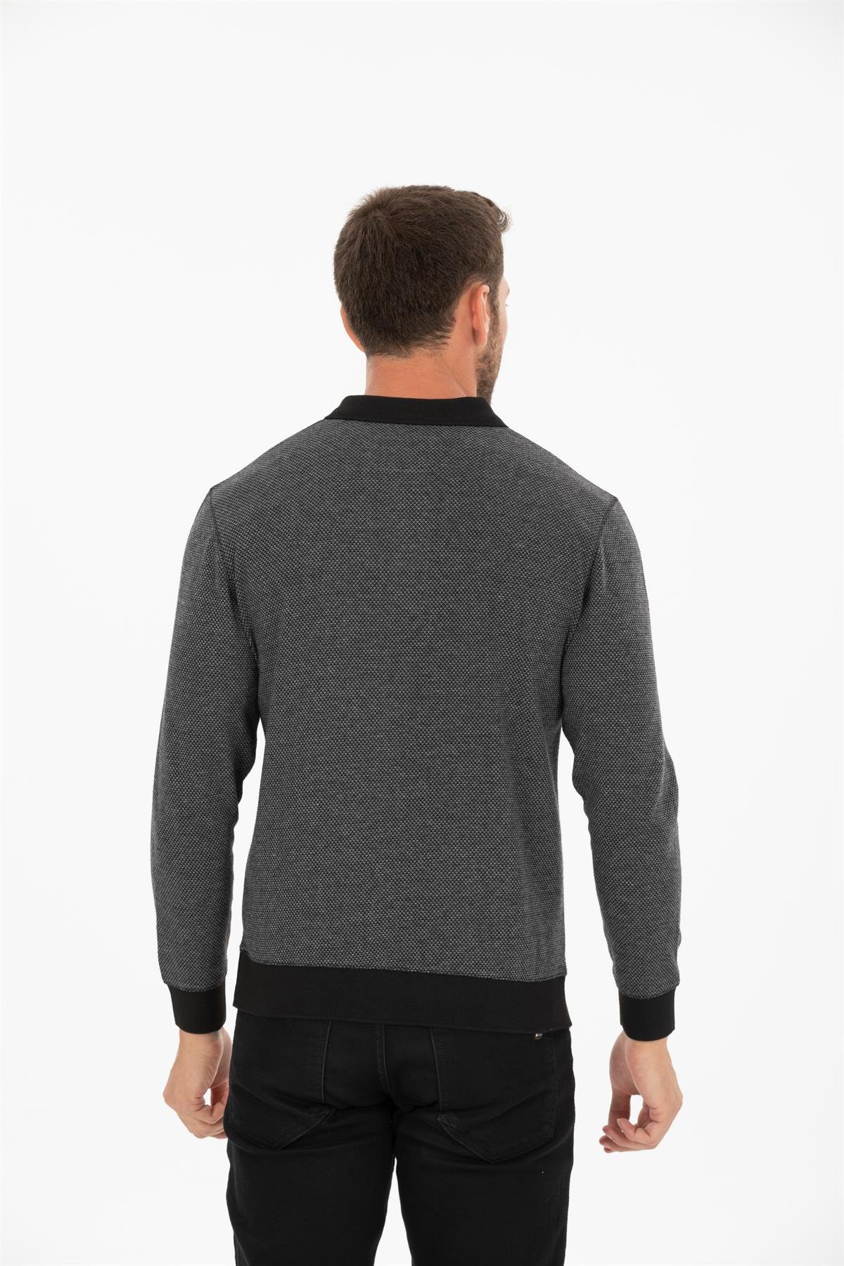 Polo Yaka Sweatshirt 