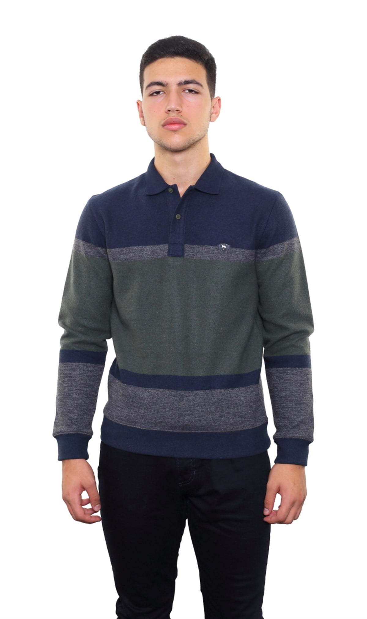 Polo Yaka Sweatshirt 