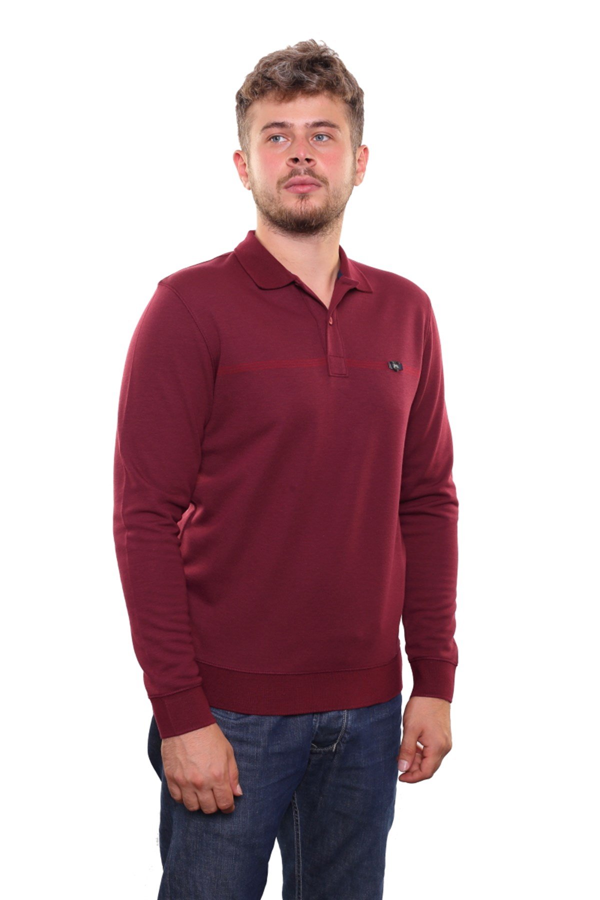 Polo Yaka Sweatshirt 