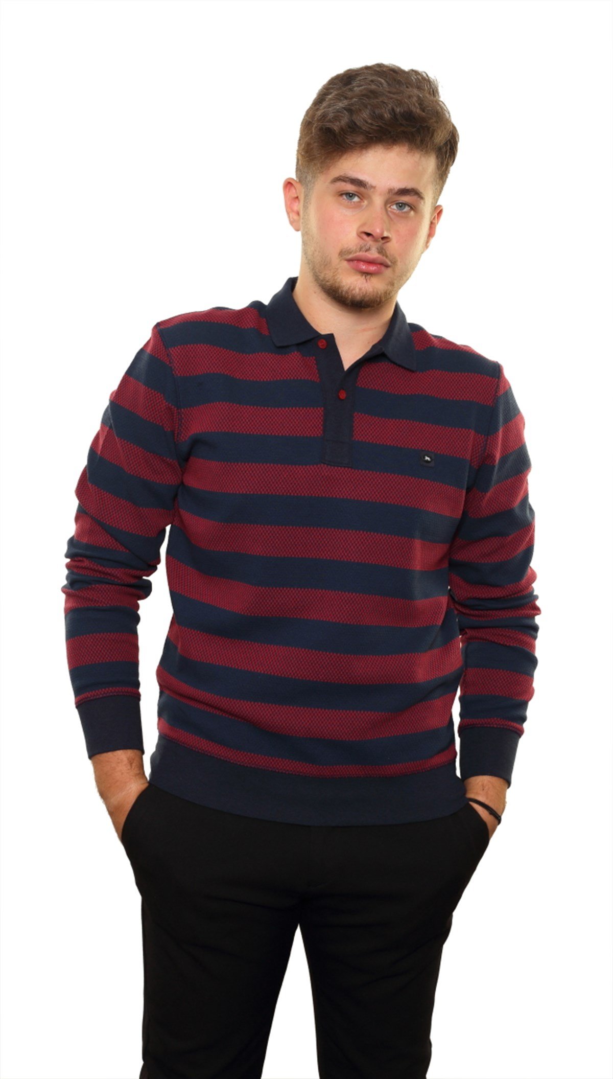 Polo Yaka Sweatshirt 