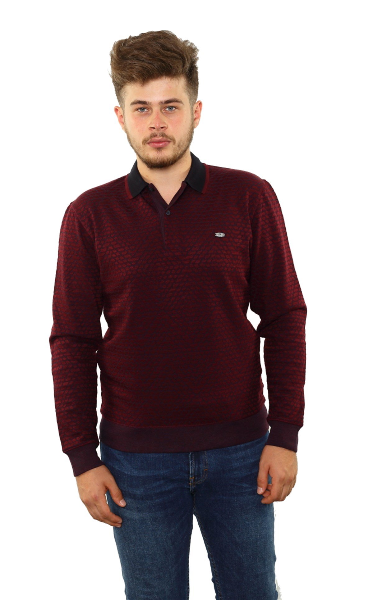 Polo Yaka Sweatshirt 
