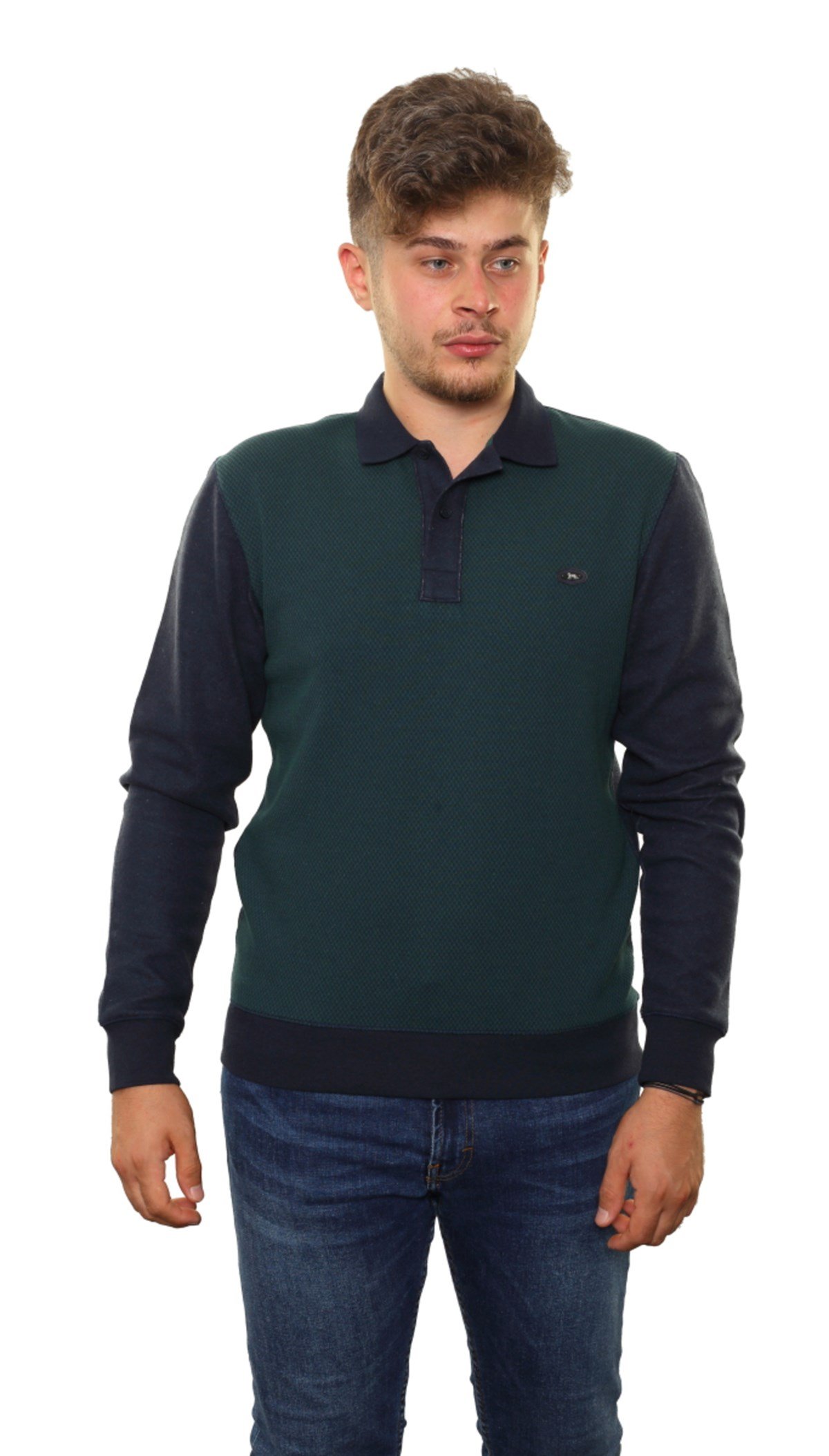 Polo Yaka Sweatshirt 