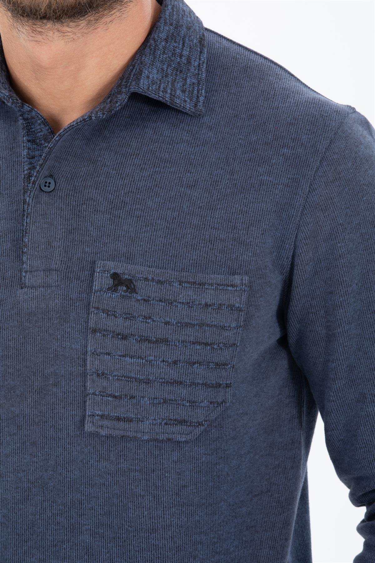 Polo Yaka Sweatshirt 