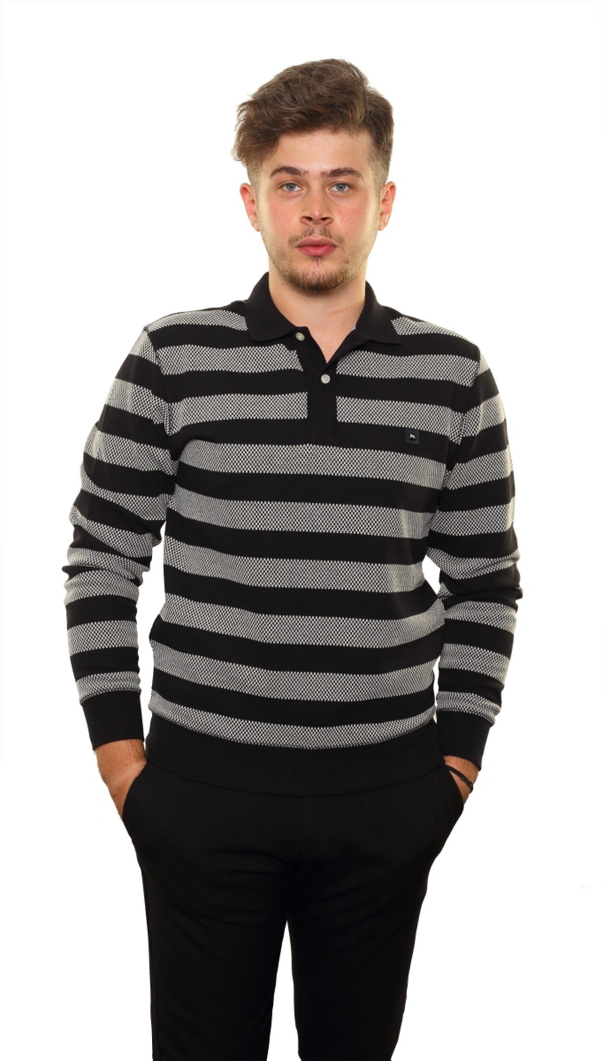 Polo Yaka Sweatshirt 