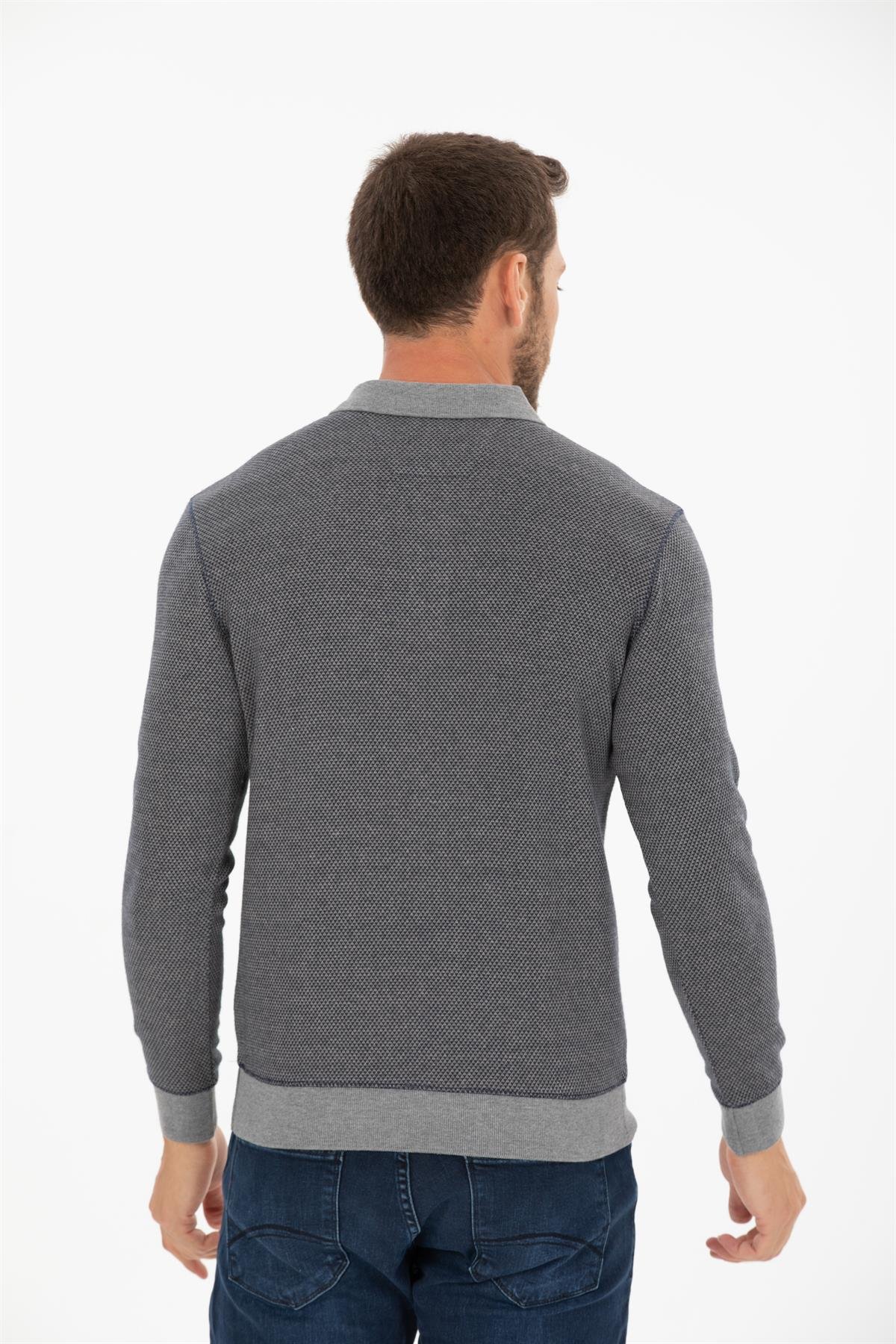 Polo Yaka Sweatshirt 