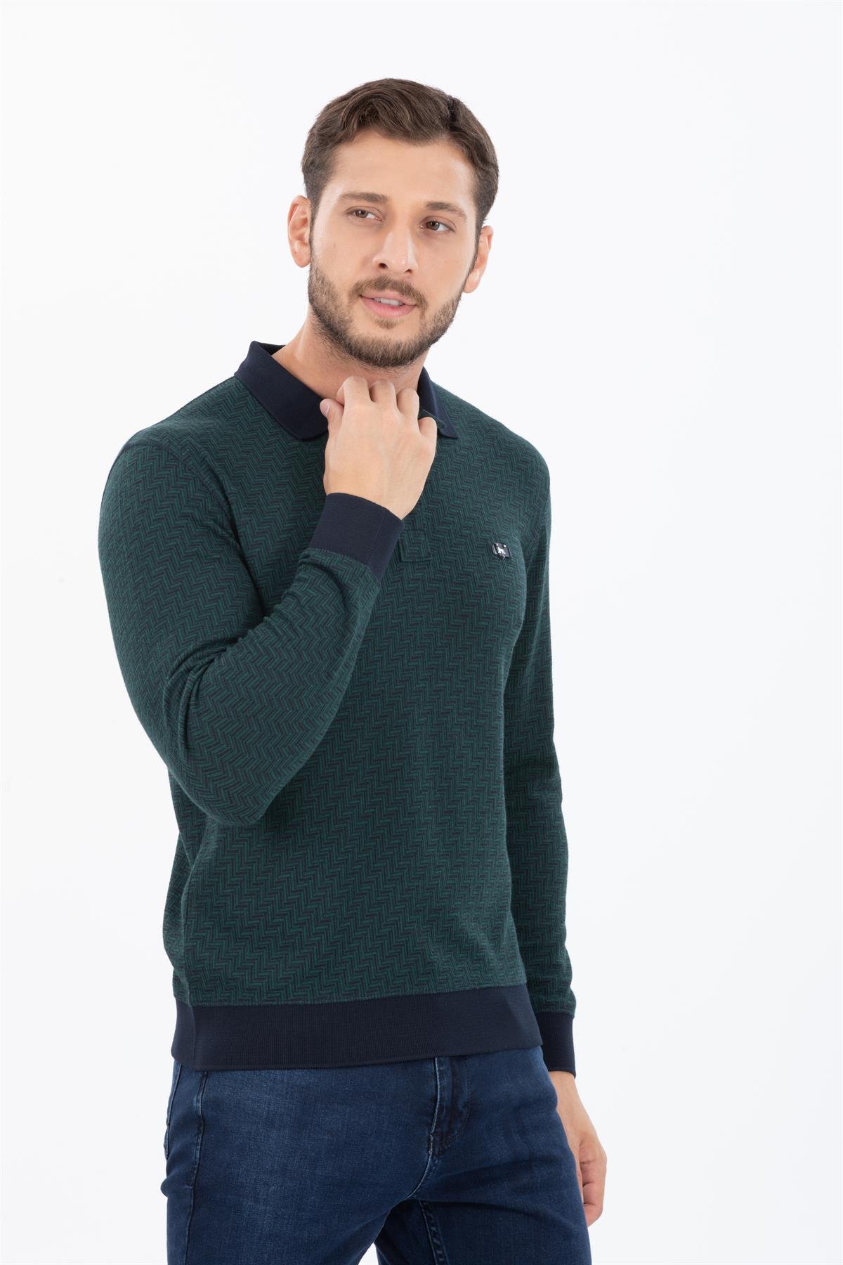 Polo Yaka Sweatshirt 