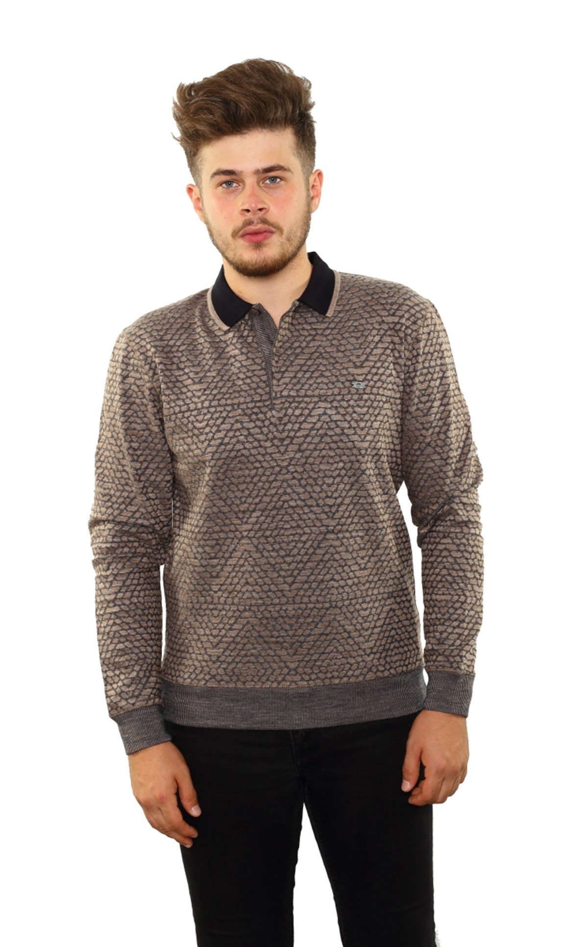 Polo Yaka Sweatshirt 