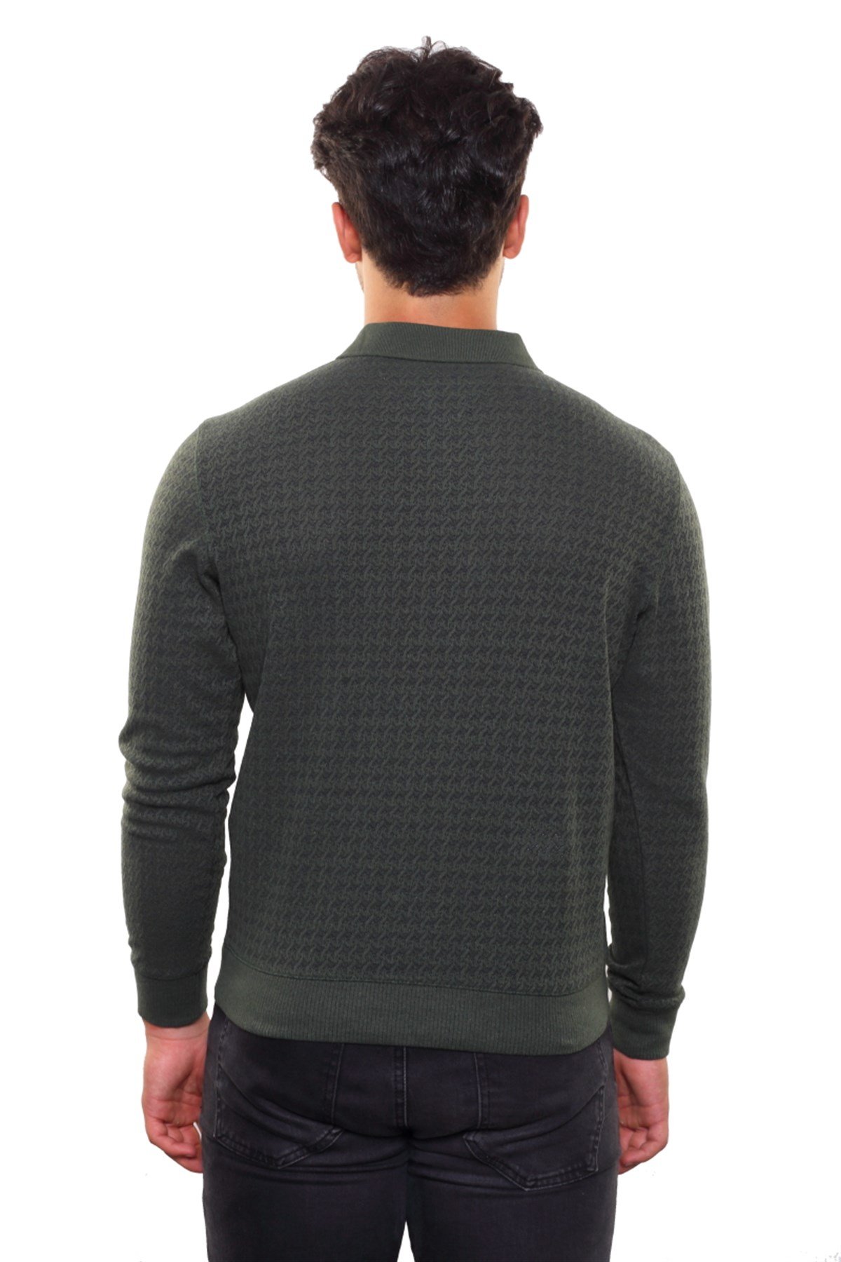 Polo Yaka Sweatshirt 