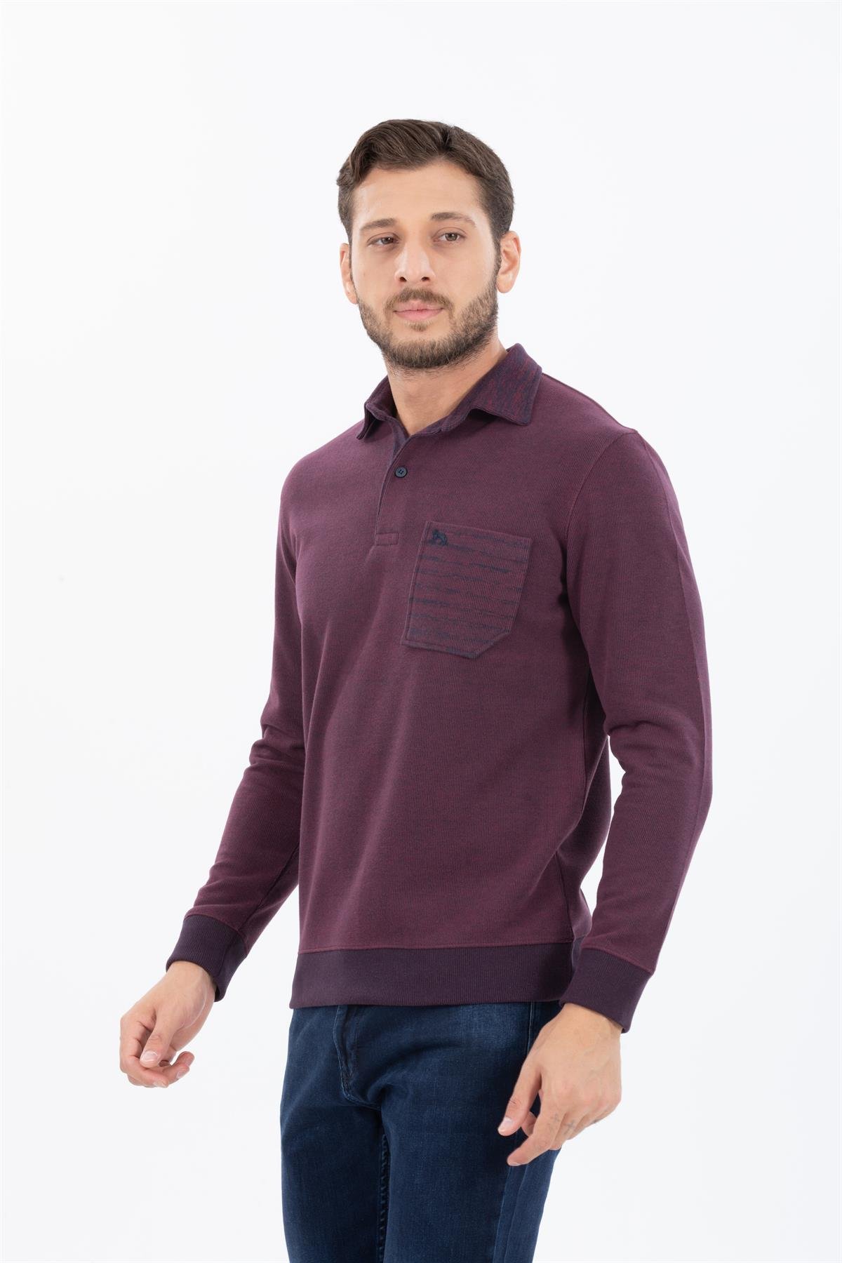 Polo Yaka Sweatshirt 