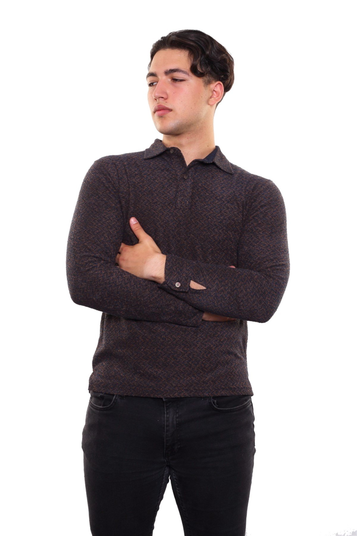 Polo Yaka Sweatshirt 