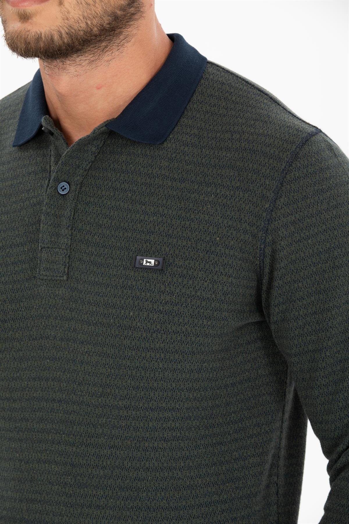 Polo Yaka Sweatshirt 