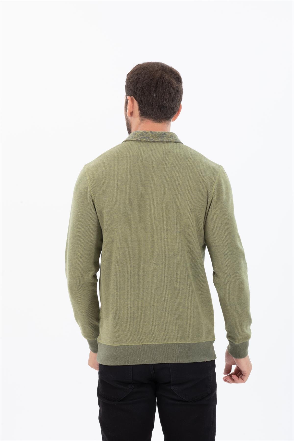 Polo Yaka Sweatshirt 